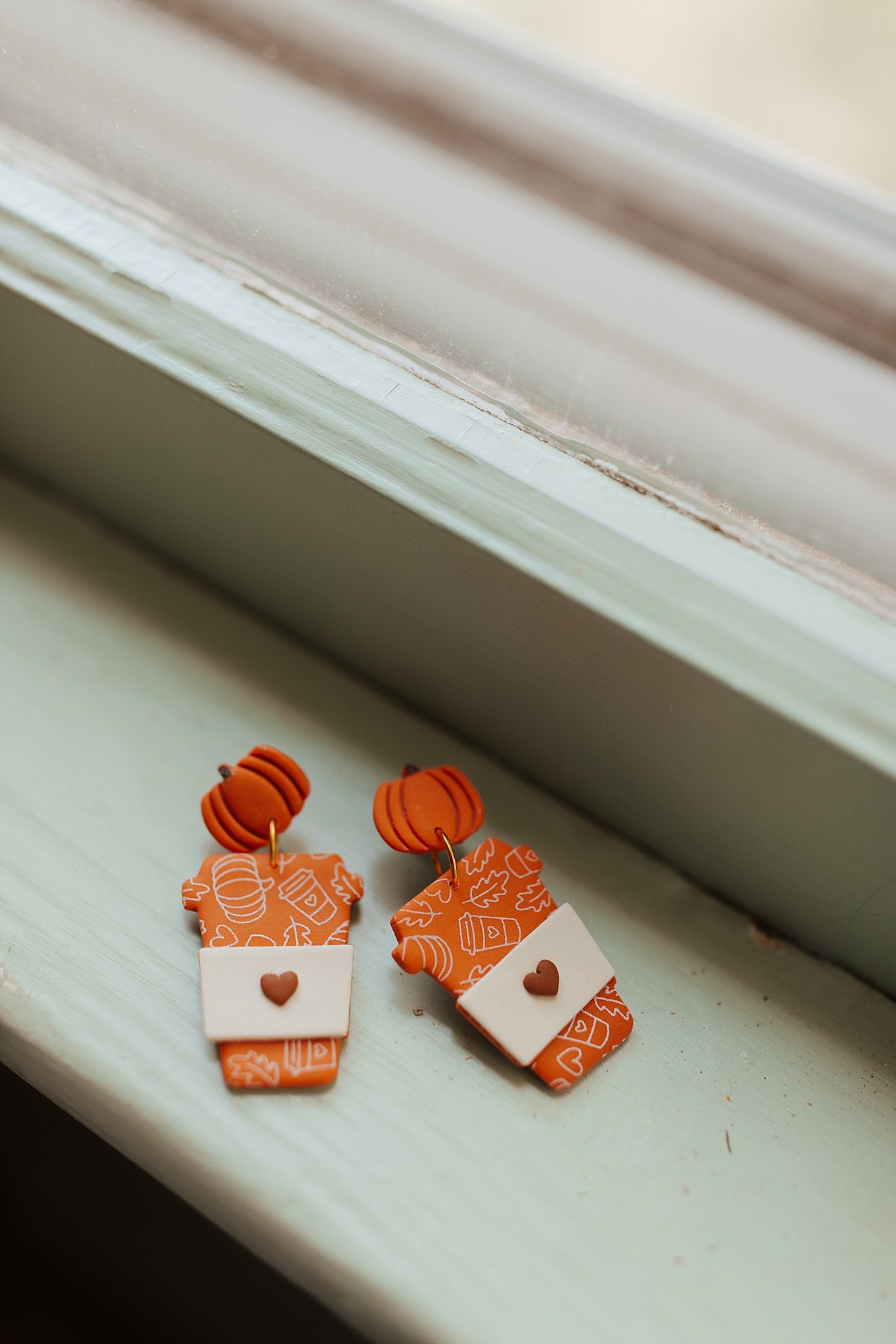 Pumpkin Spice Coffee Dangles
