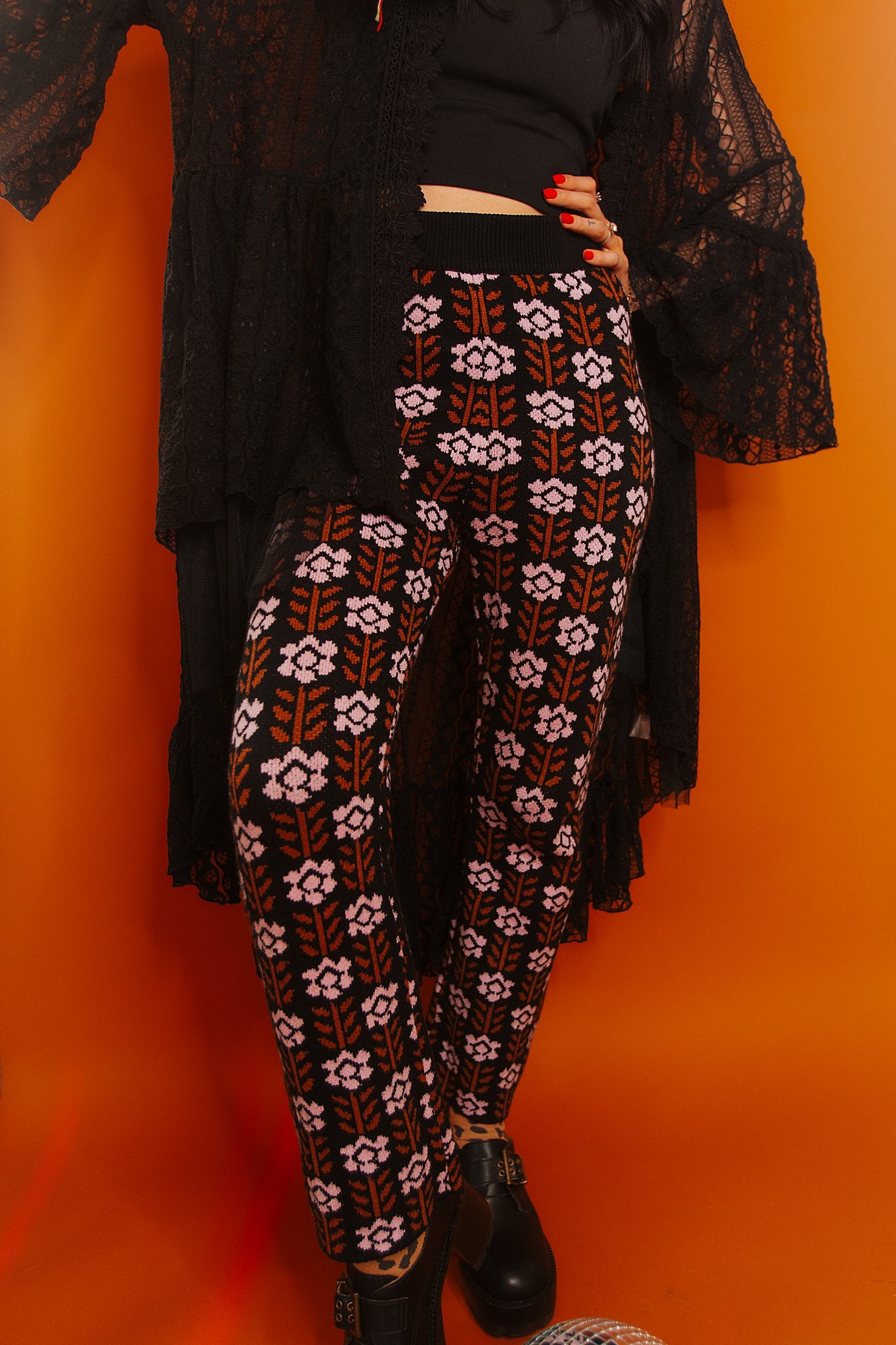 Goth Floral Pant LAST RESTOCK