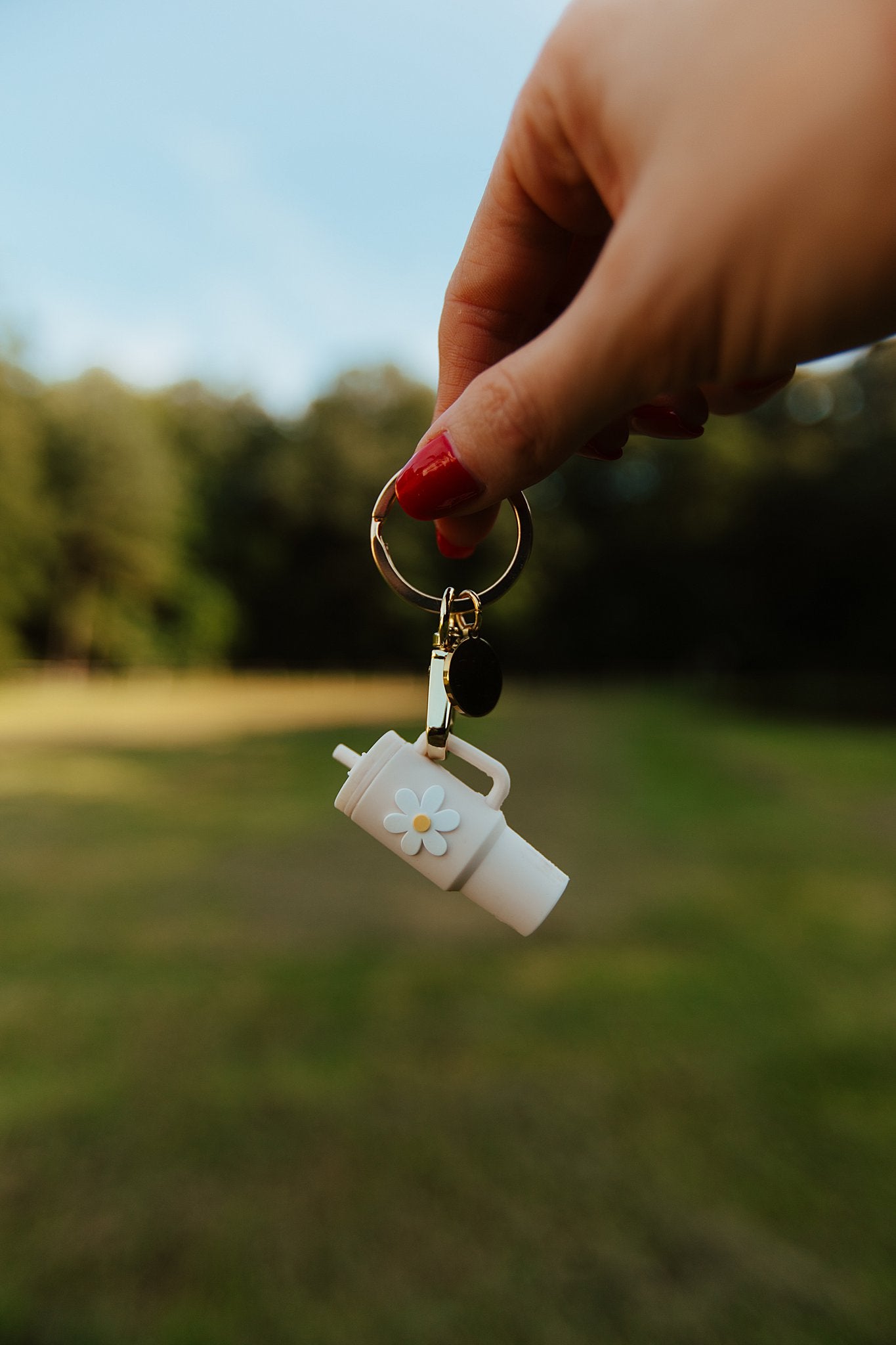 Tiny Tumbler Keychain - Oat