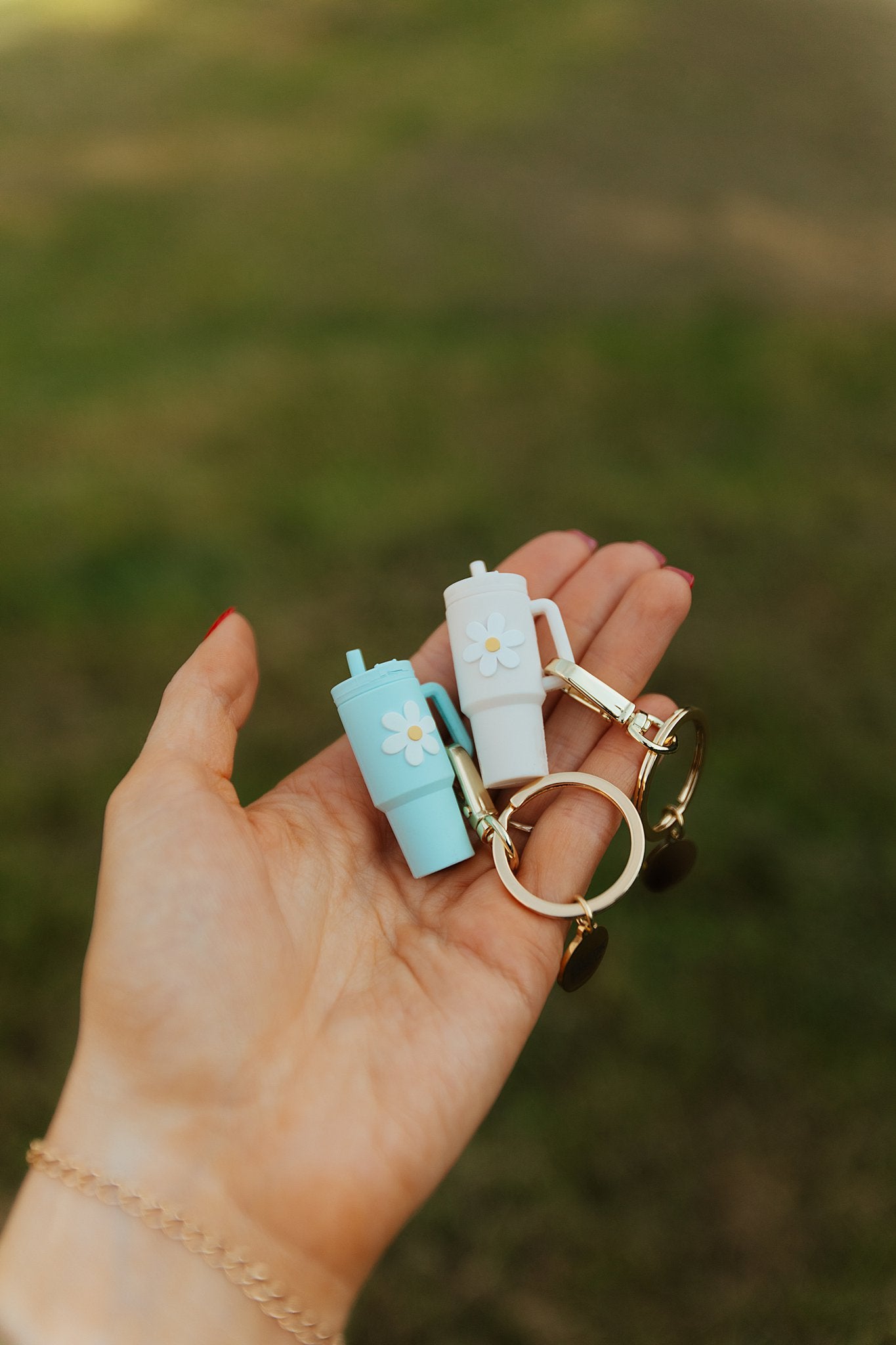 Tiny Tumbler Keychain - Oat