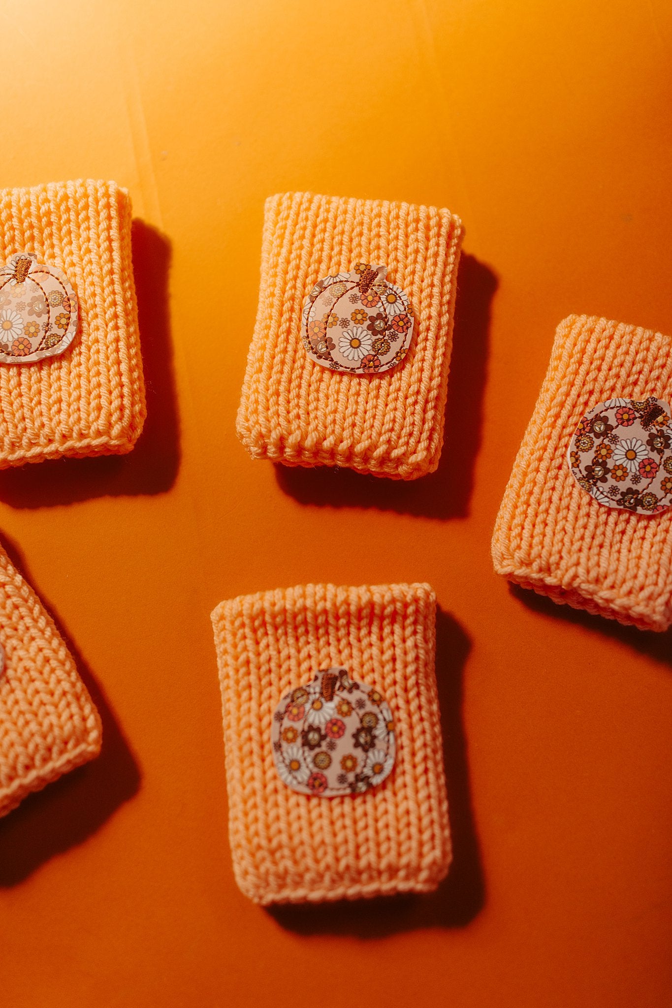 Groovy Pumpkin Coffee Cozie