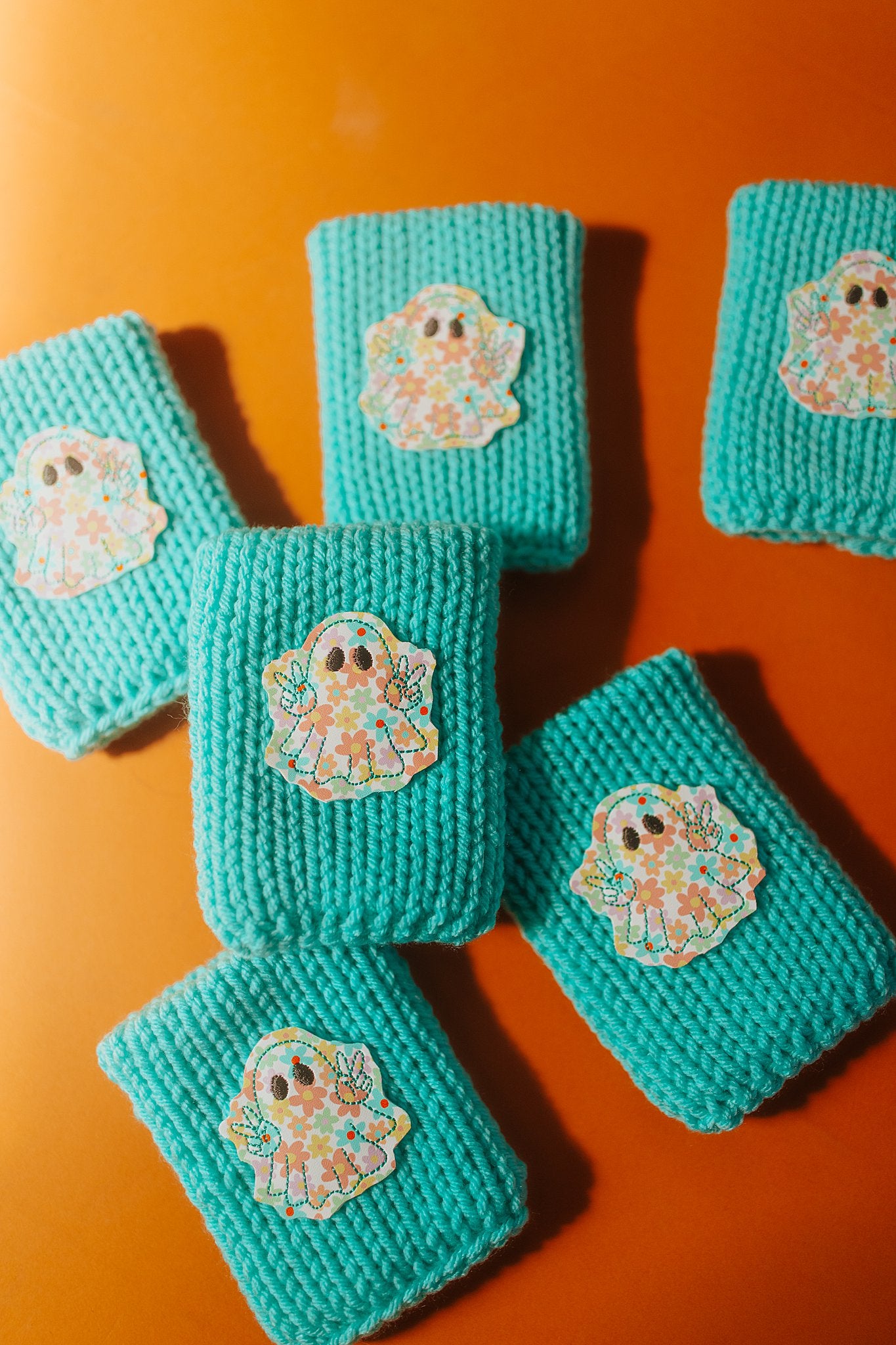 Groovy Ghost Coffee Cozie