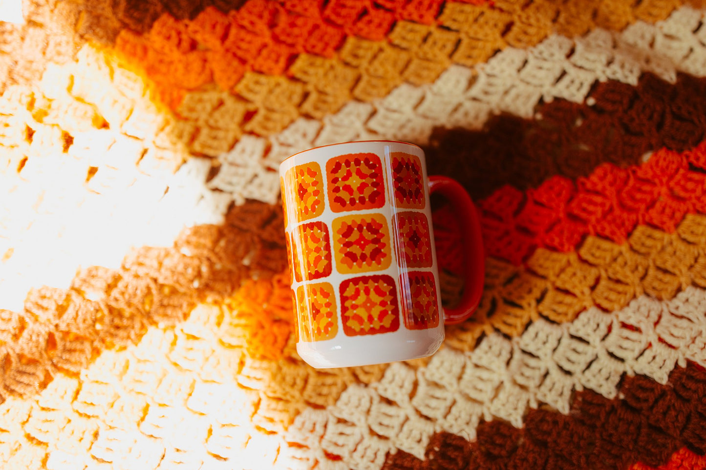 Coffee Mug Granny Squares