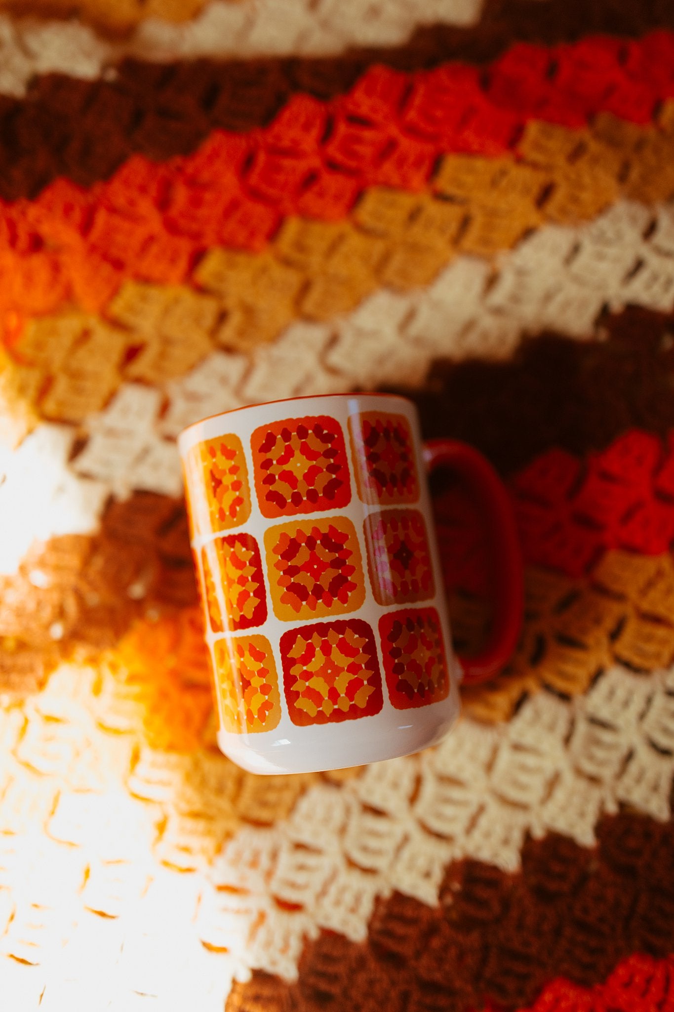 Coffee Mug Granny Squares