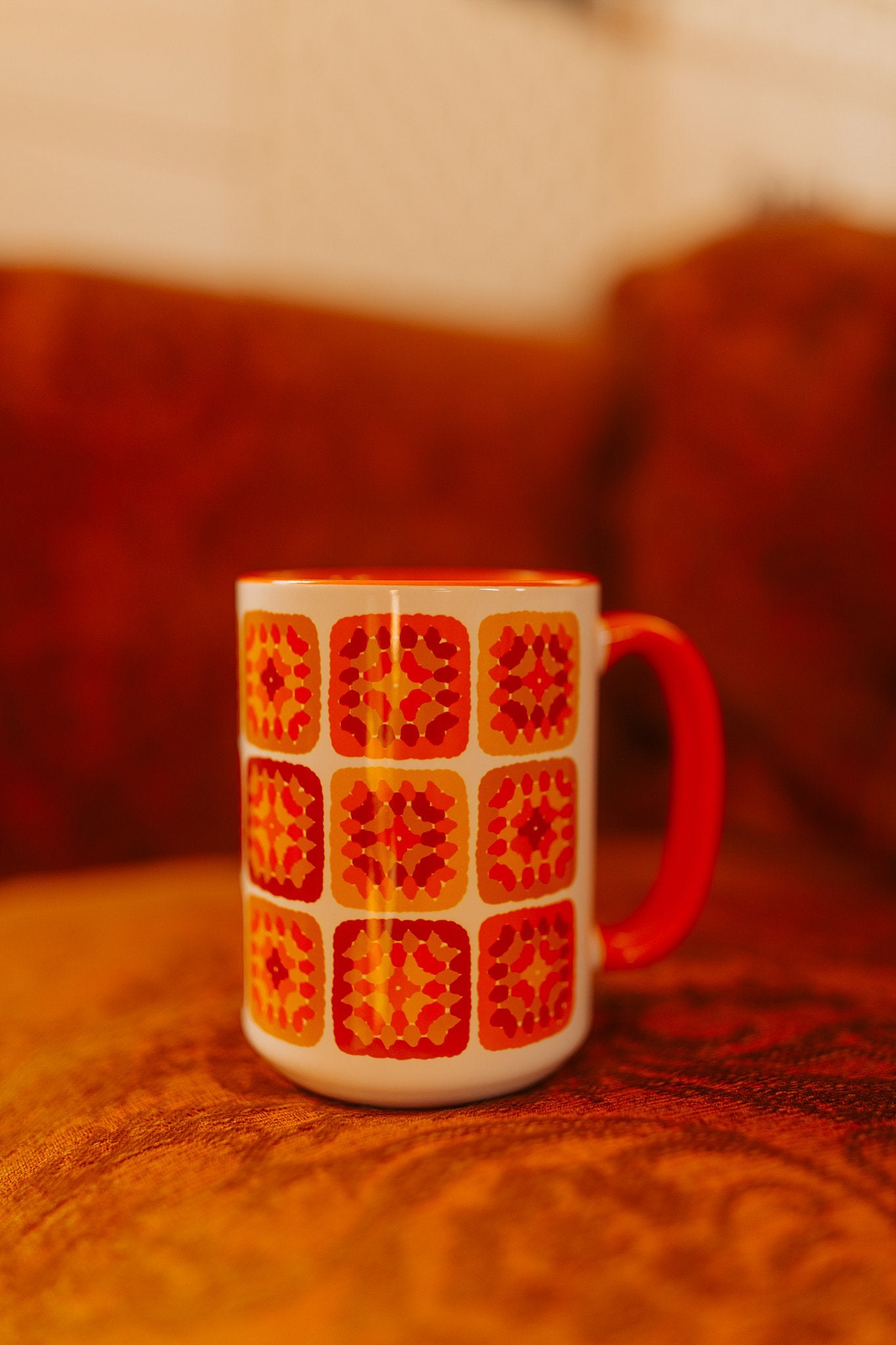 Coffee Mug Granny Squares