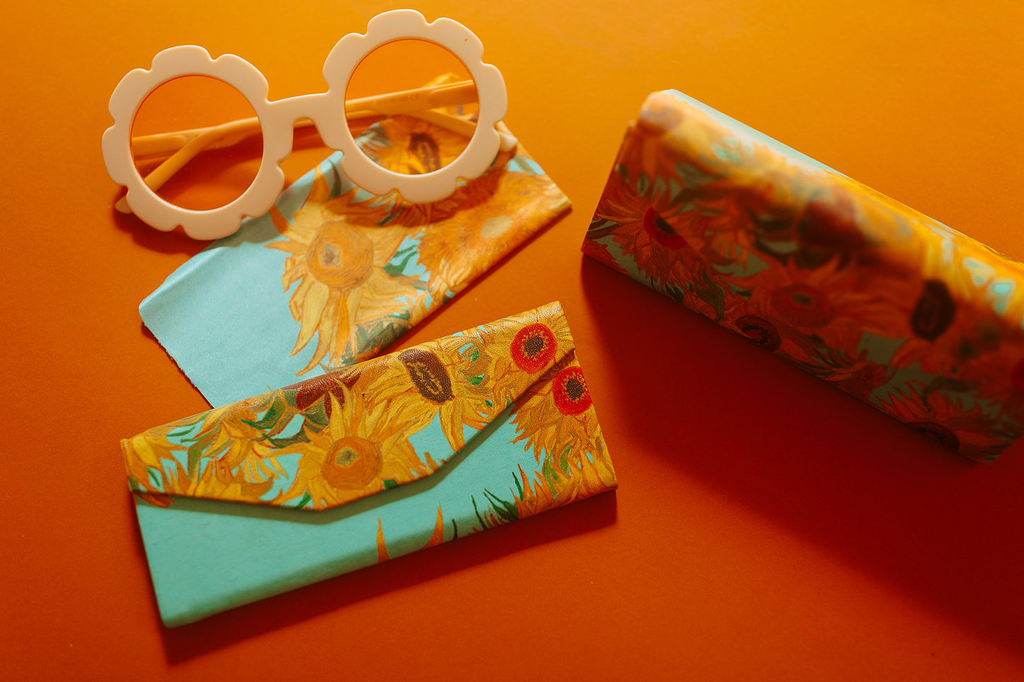 Sunflower Glasses Case