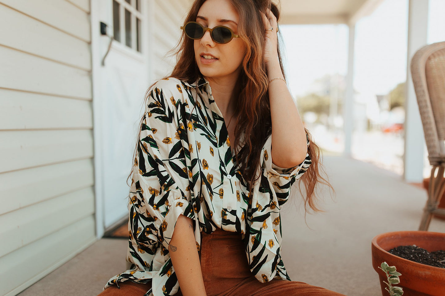Evergreen Blouse