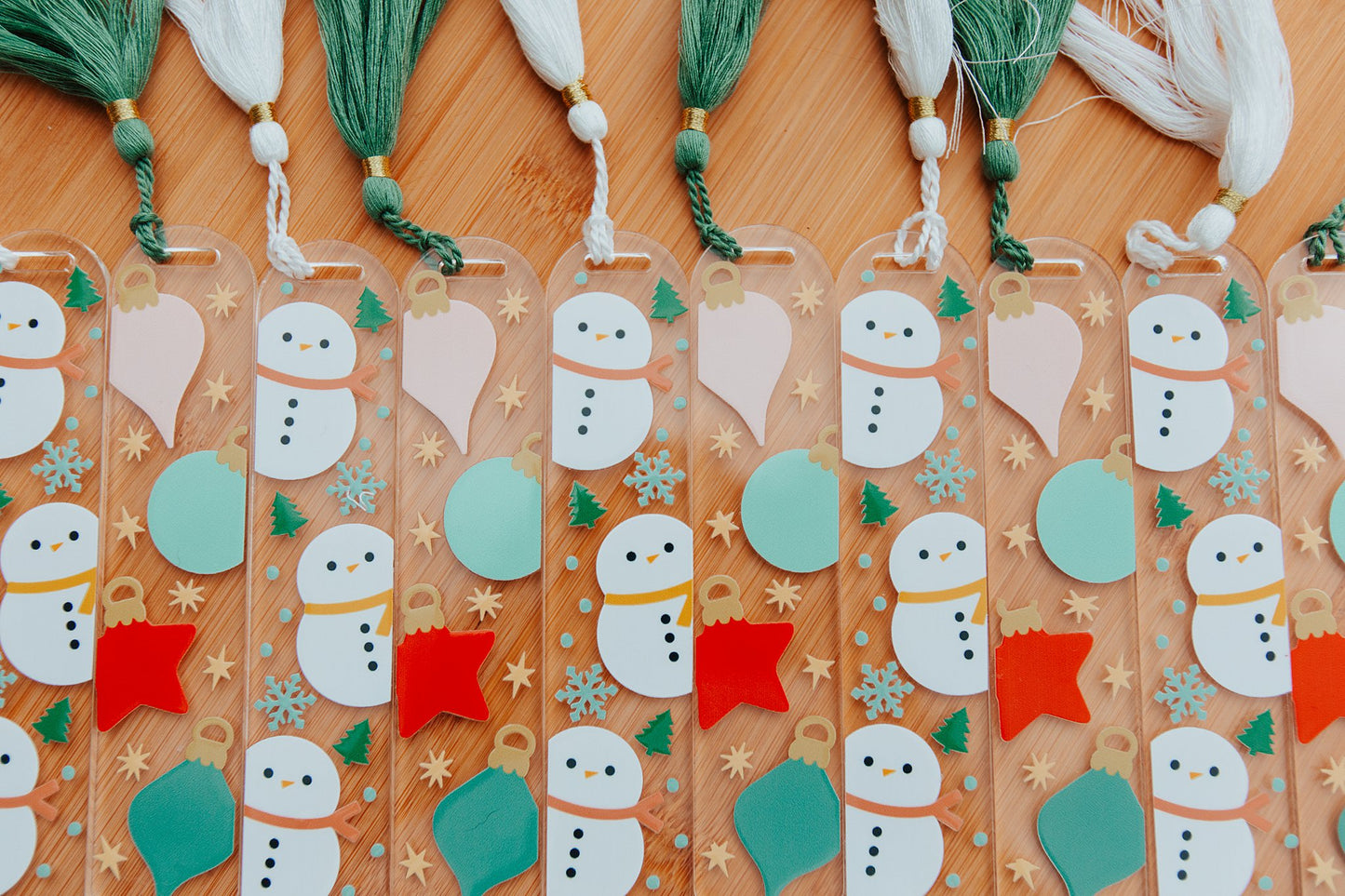 Ornament Acrylic Bookmark W/ Tassle