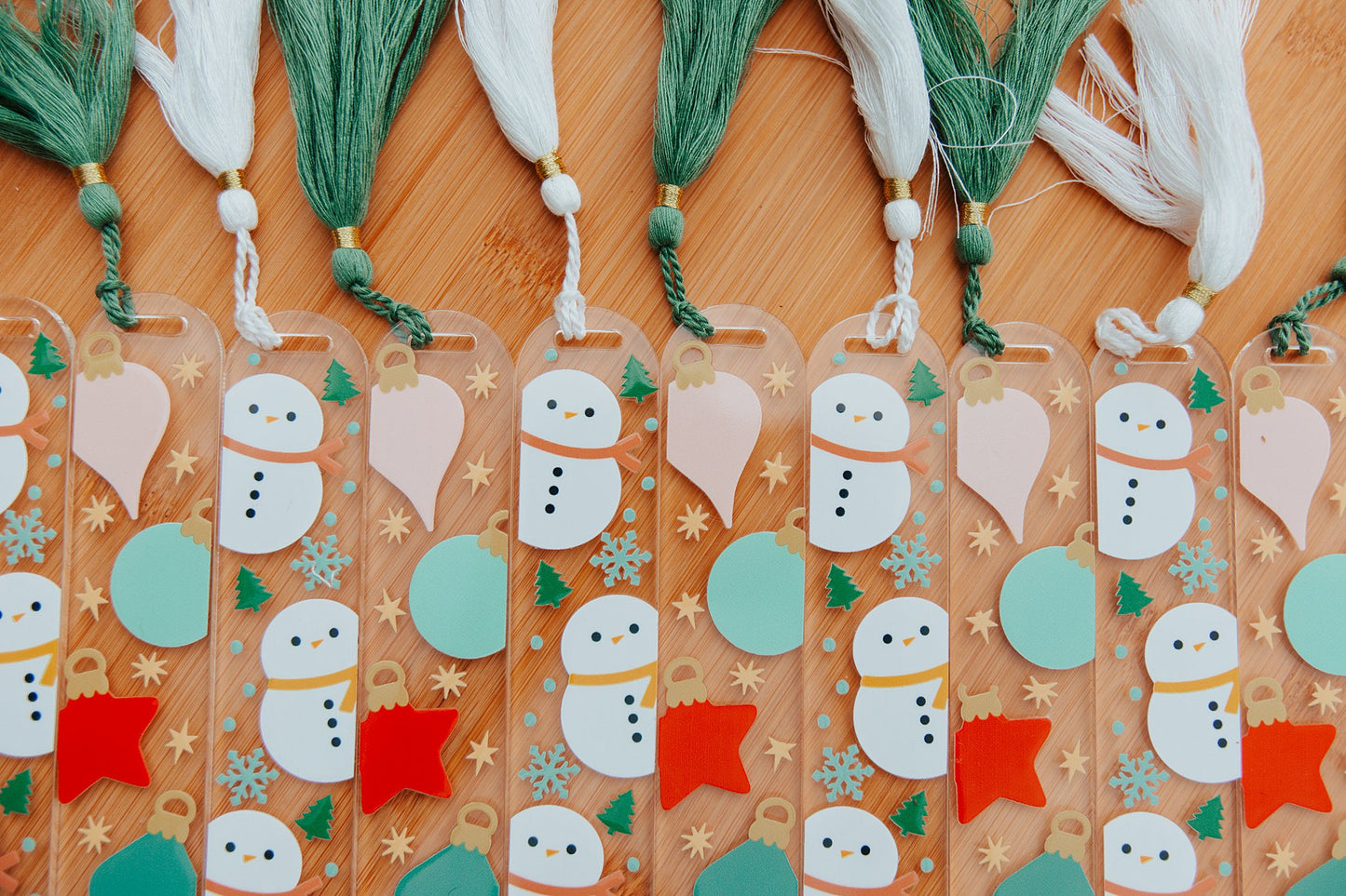 Ornament Acrylic Bookmark W/ Tassle