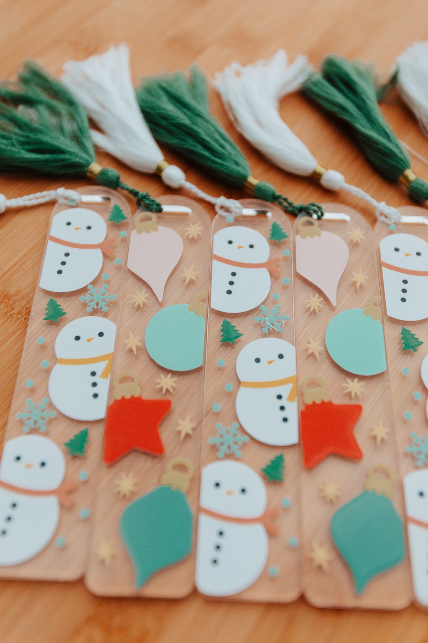 Ornament Acrylic Bookmark W/ Tassle