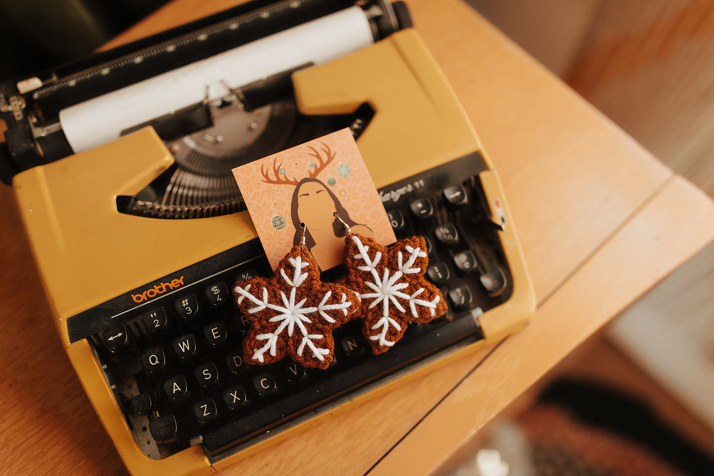 Gingerbread Cookie Earrings