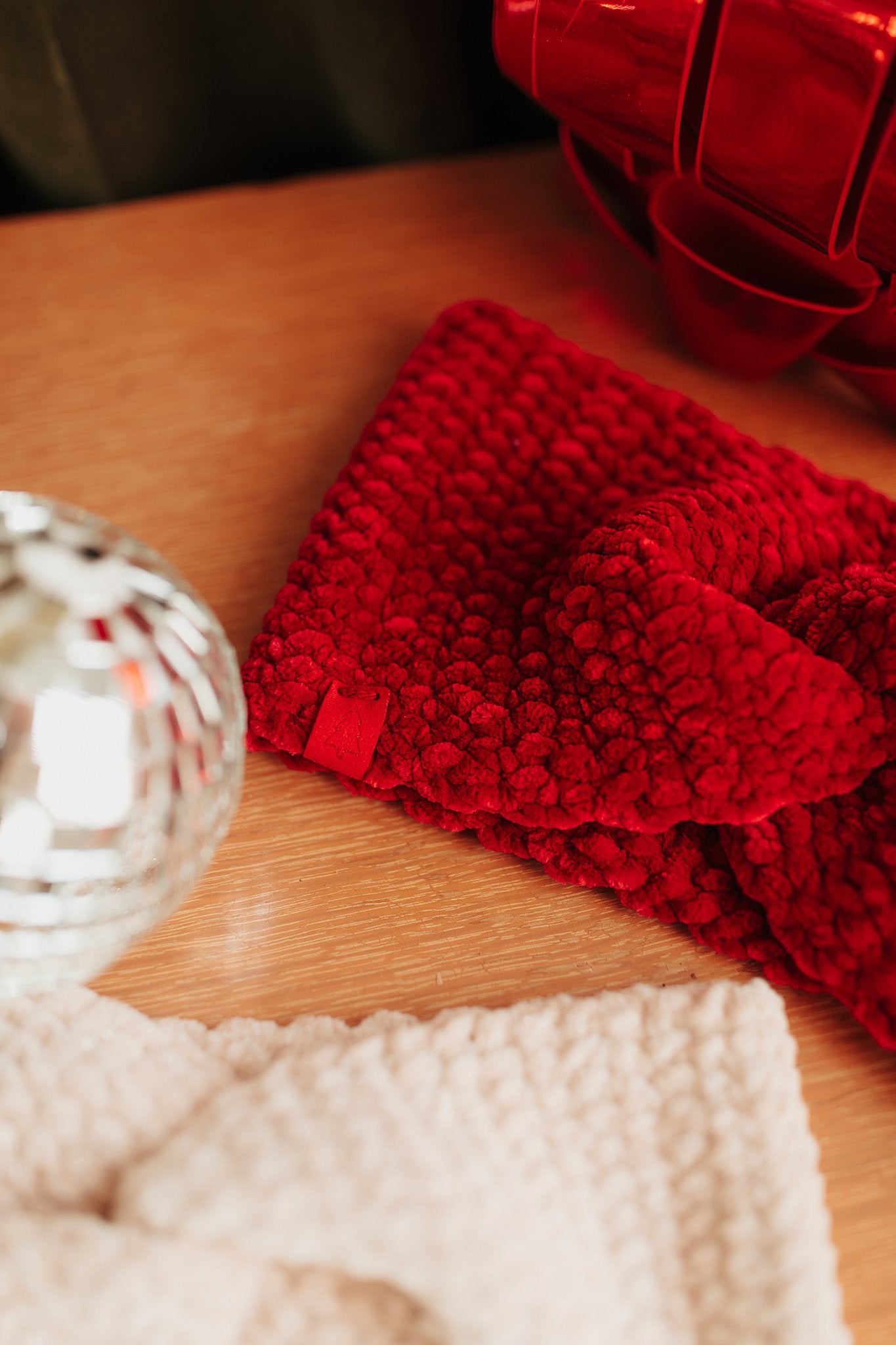 Red Velvet Ear Warmer