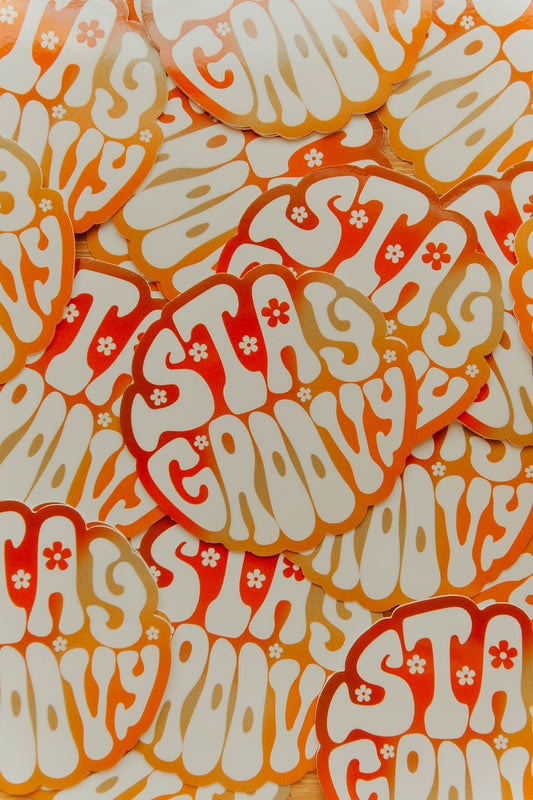 Stay Groovy Sticker