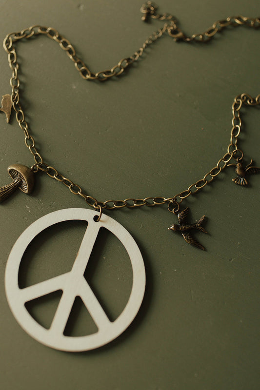 Woodstock Charm Necklace - Amy