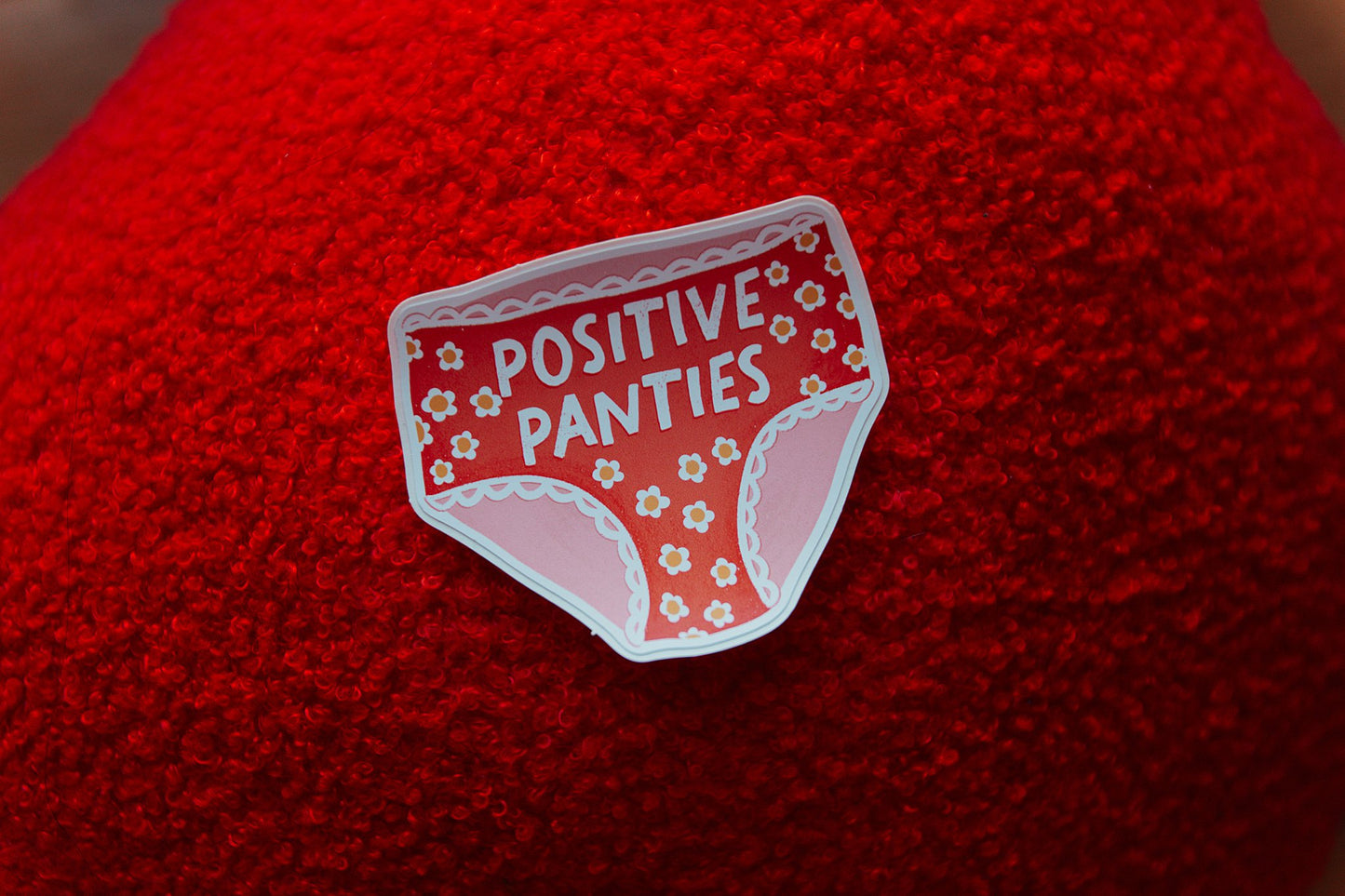 Positive Panties Vinyl Sticker