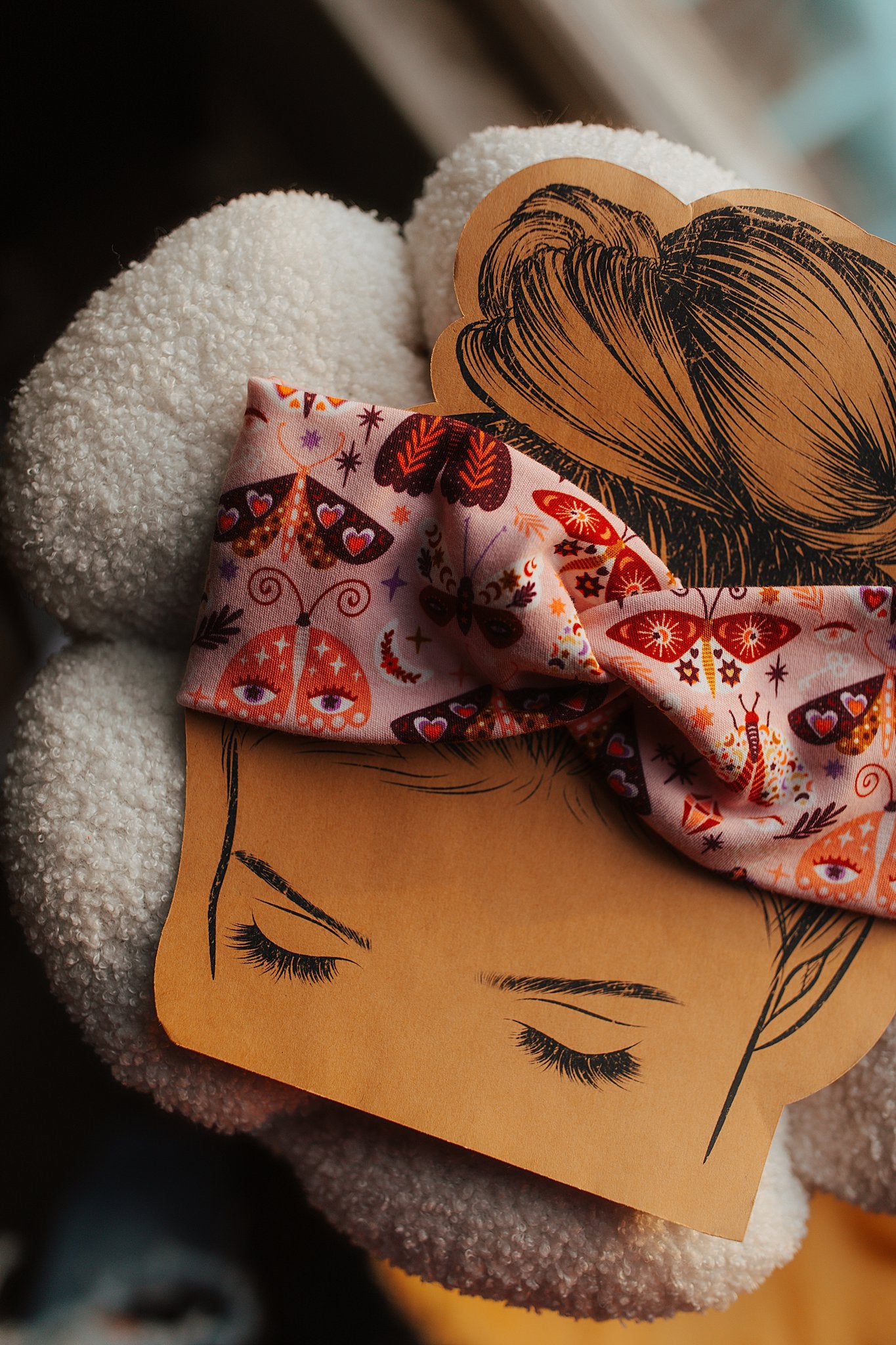 Groovy Moth Twist Headband