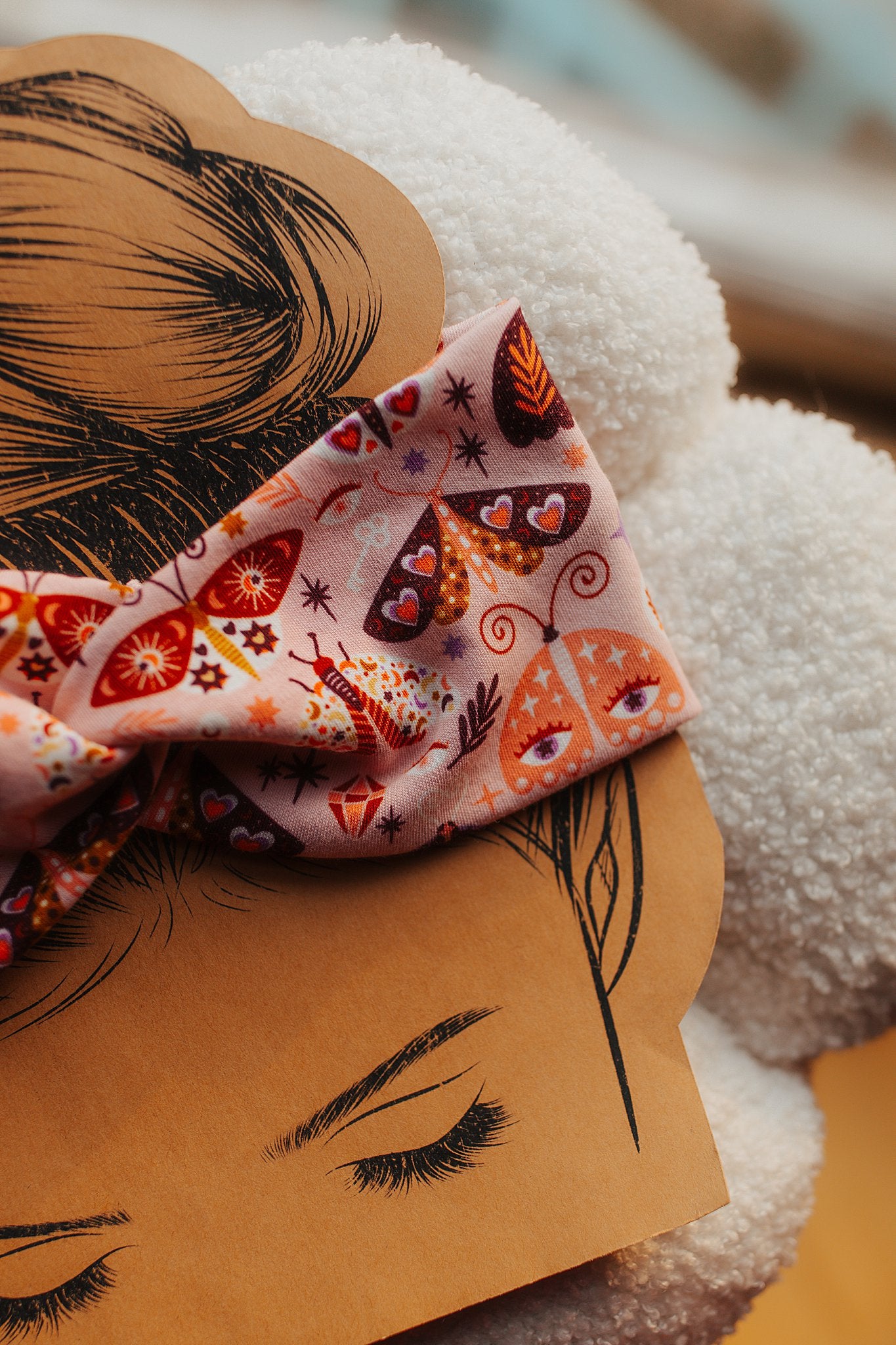 Groovy Moth Twist Headband