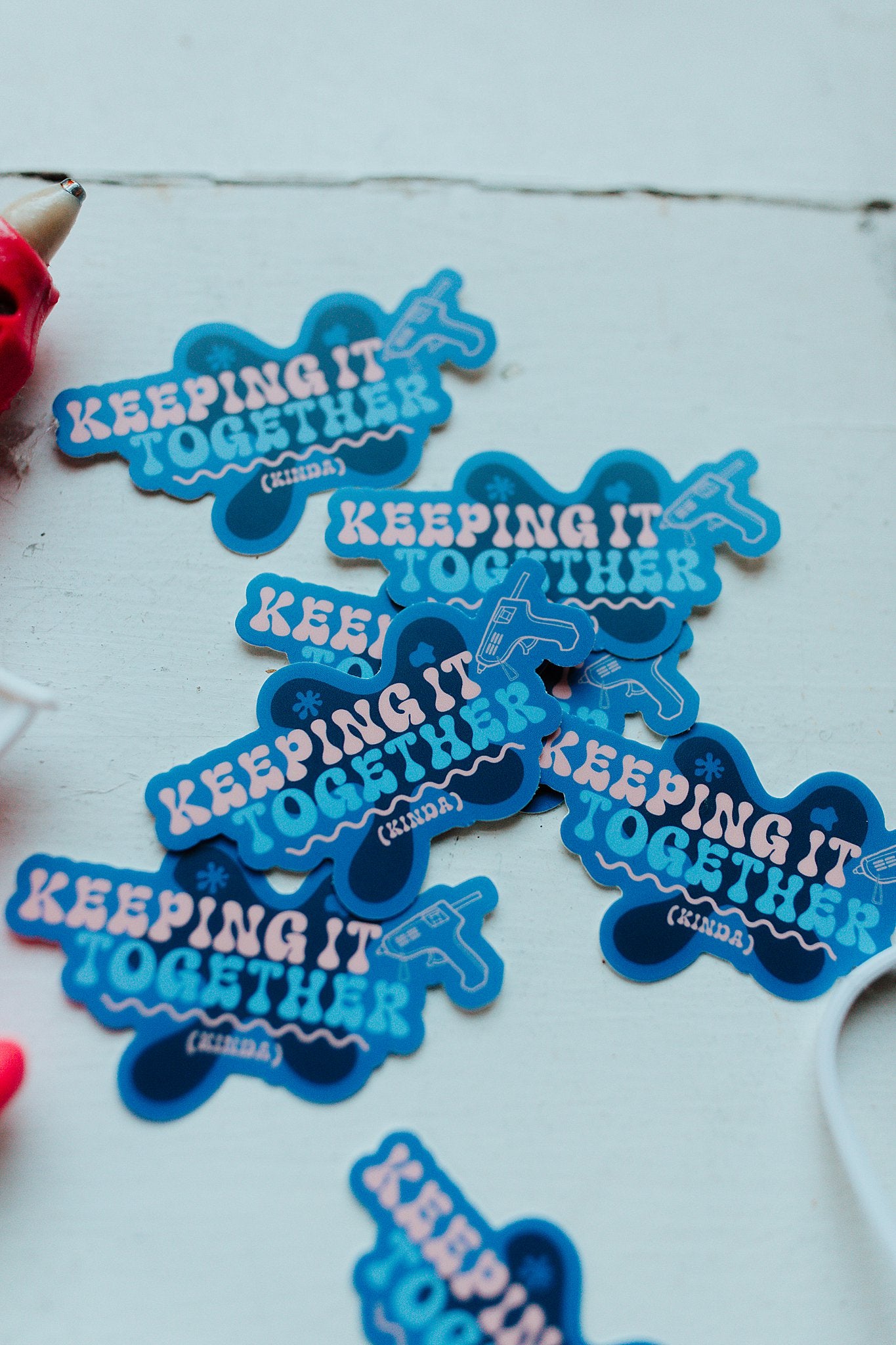 Keeping It Together Sticker