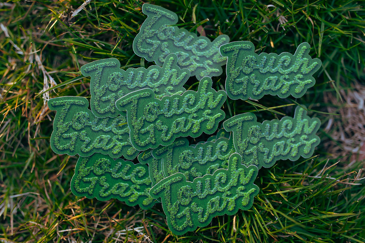 Touch Grass Sticker
