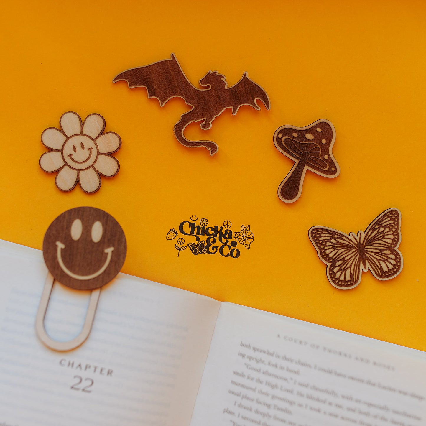 Wooden Magnet Charms