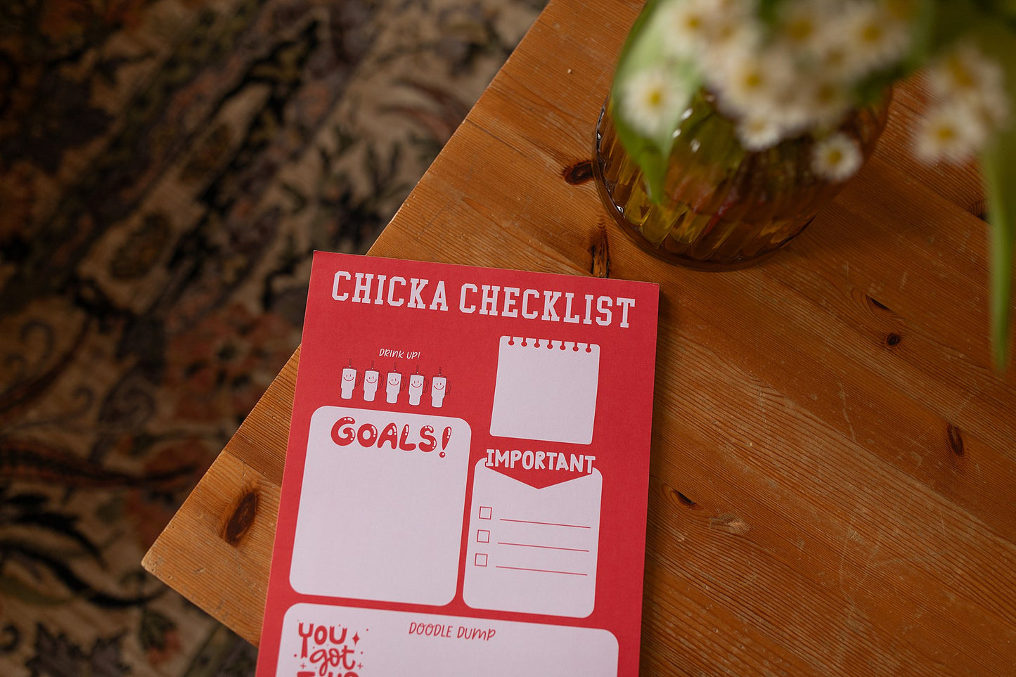 Chicka Checklist Notepad