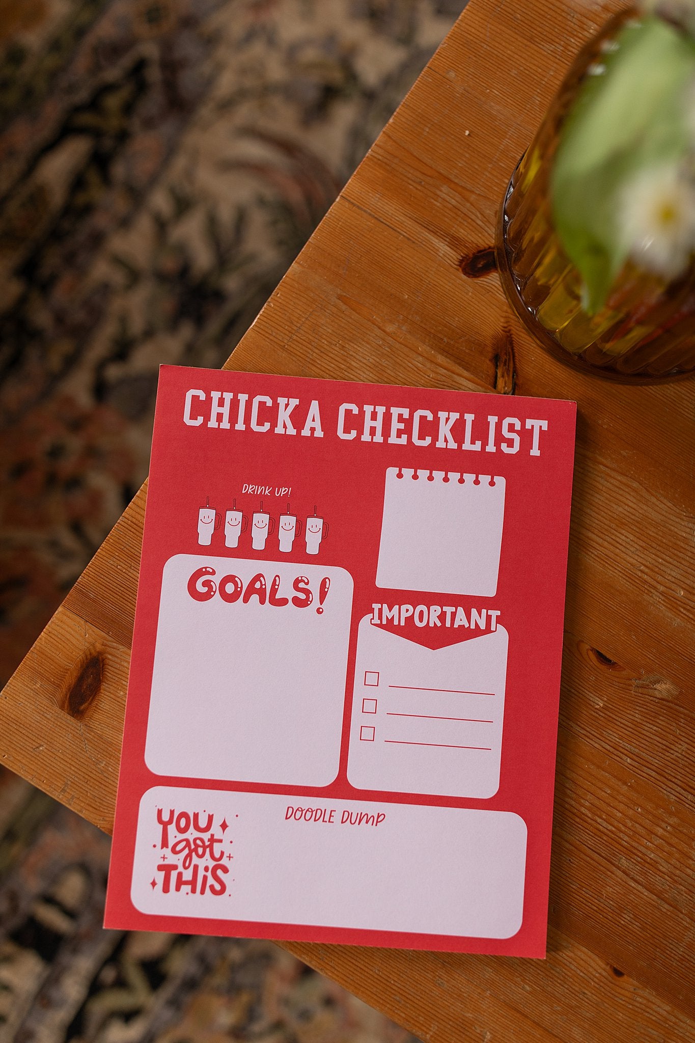 Chicka Checklist Notepad