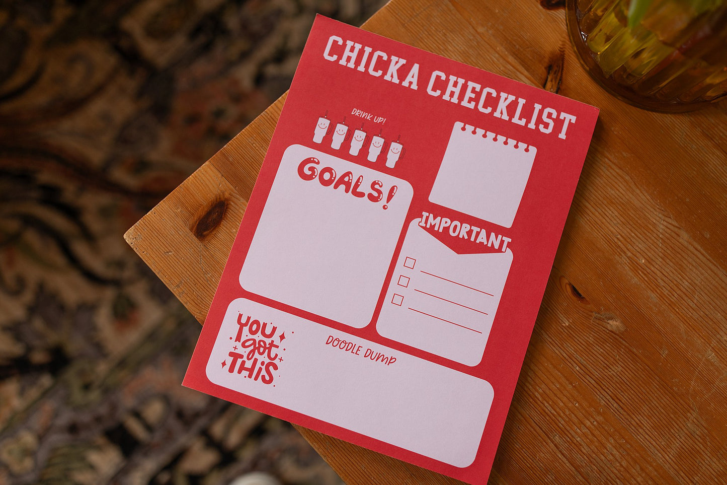 Chicka Checklist Notepad