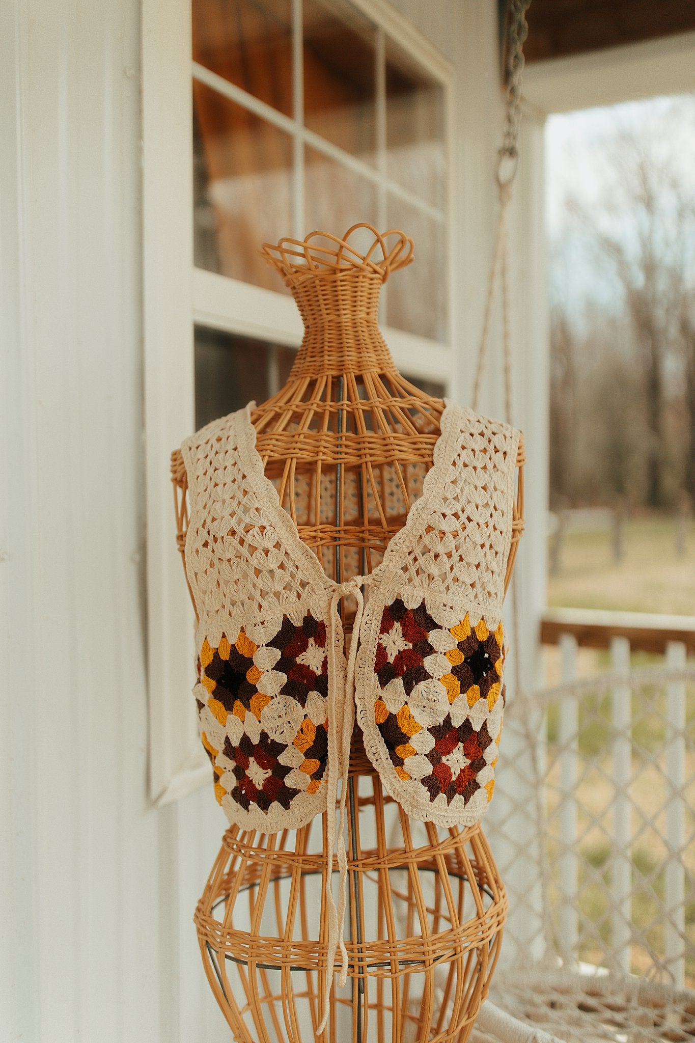 Granny Square Crochet Vest
