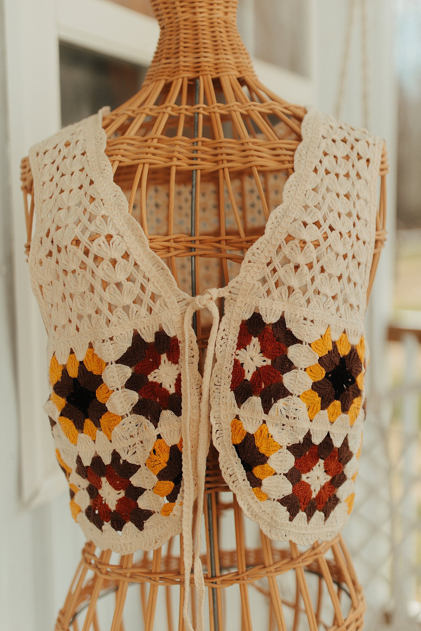 Chaleco Granny Crochet Granny Square Crochet Vest