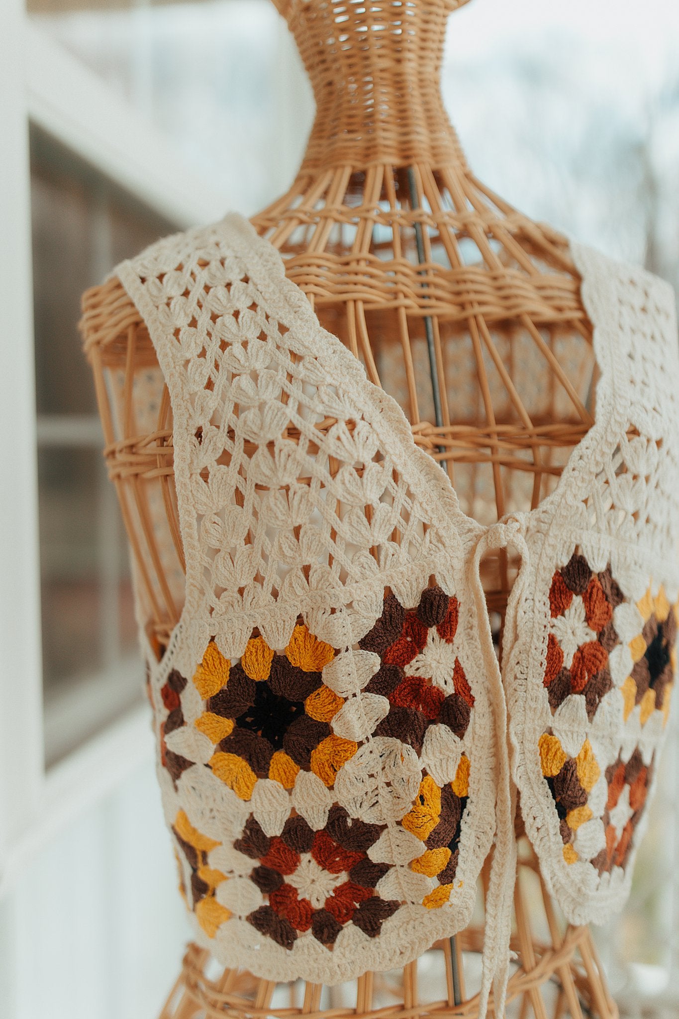 Granny Square Crochet Vest