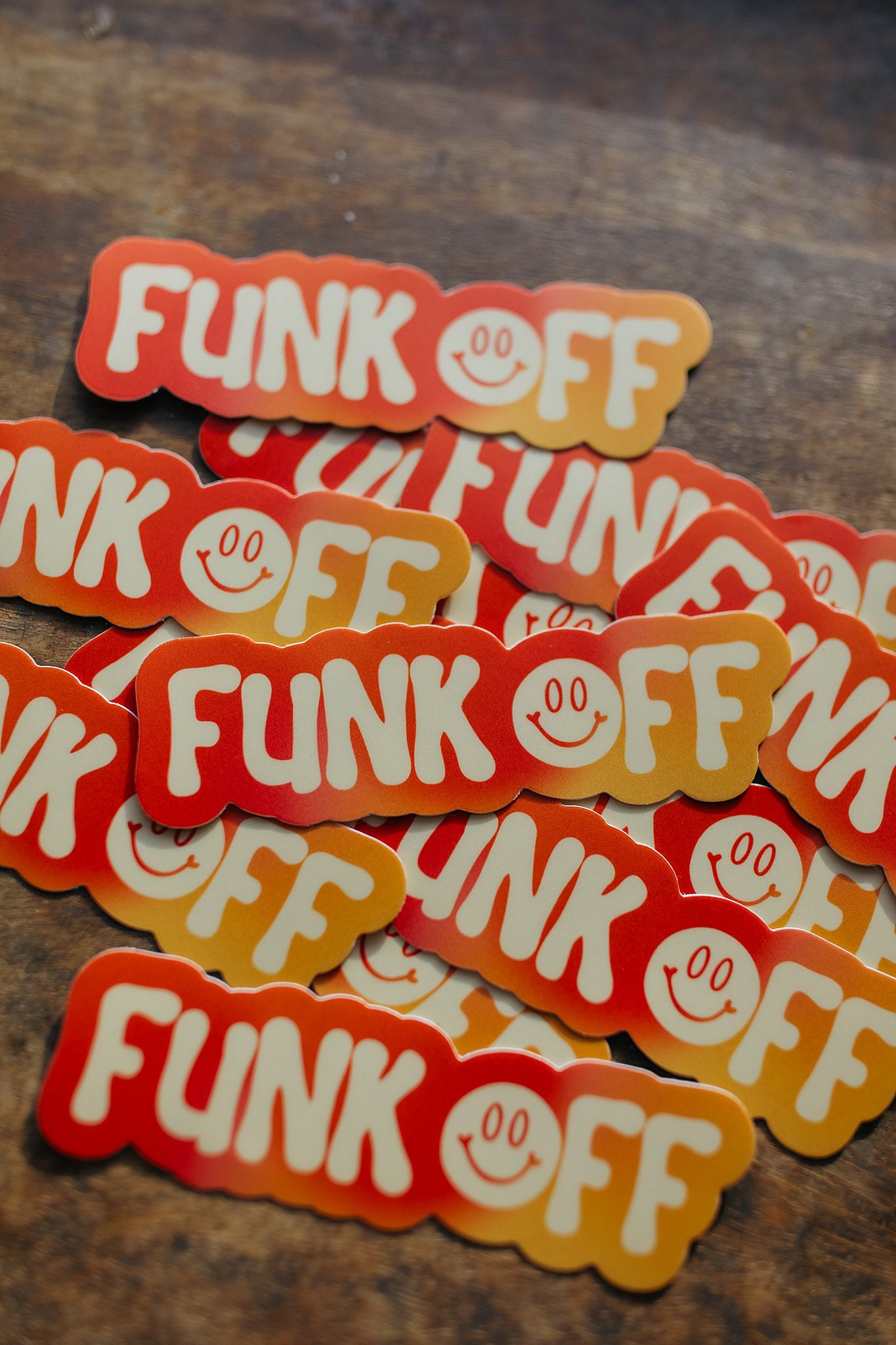 Funk off Vinyl Sticker