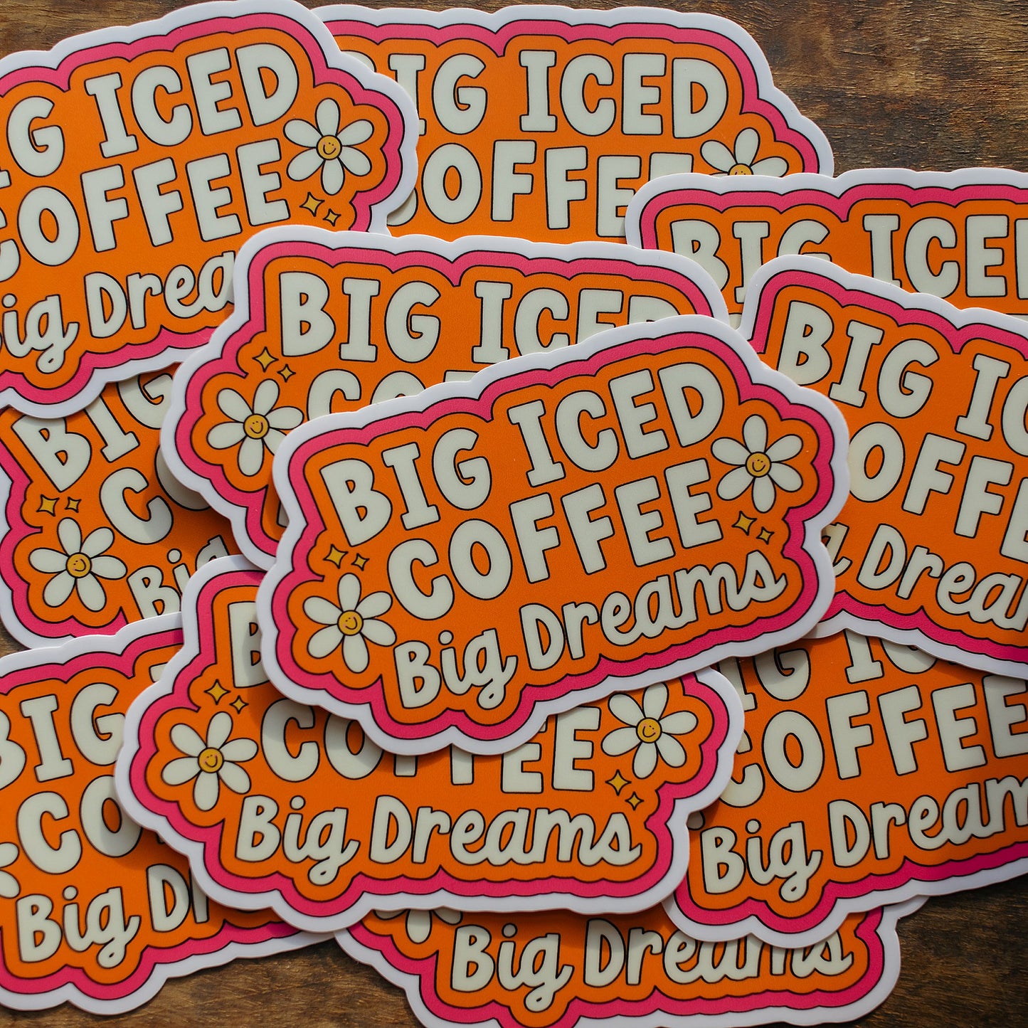 Big Coffee Vinyl Sticker