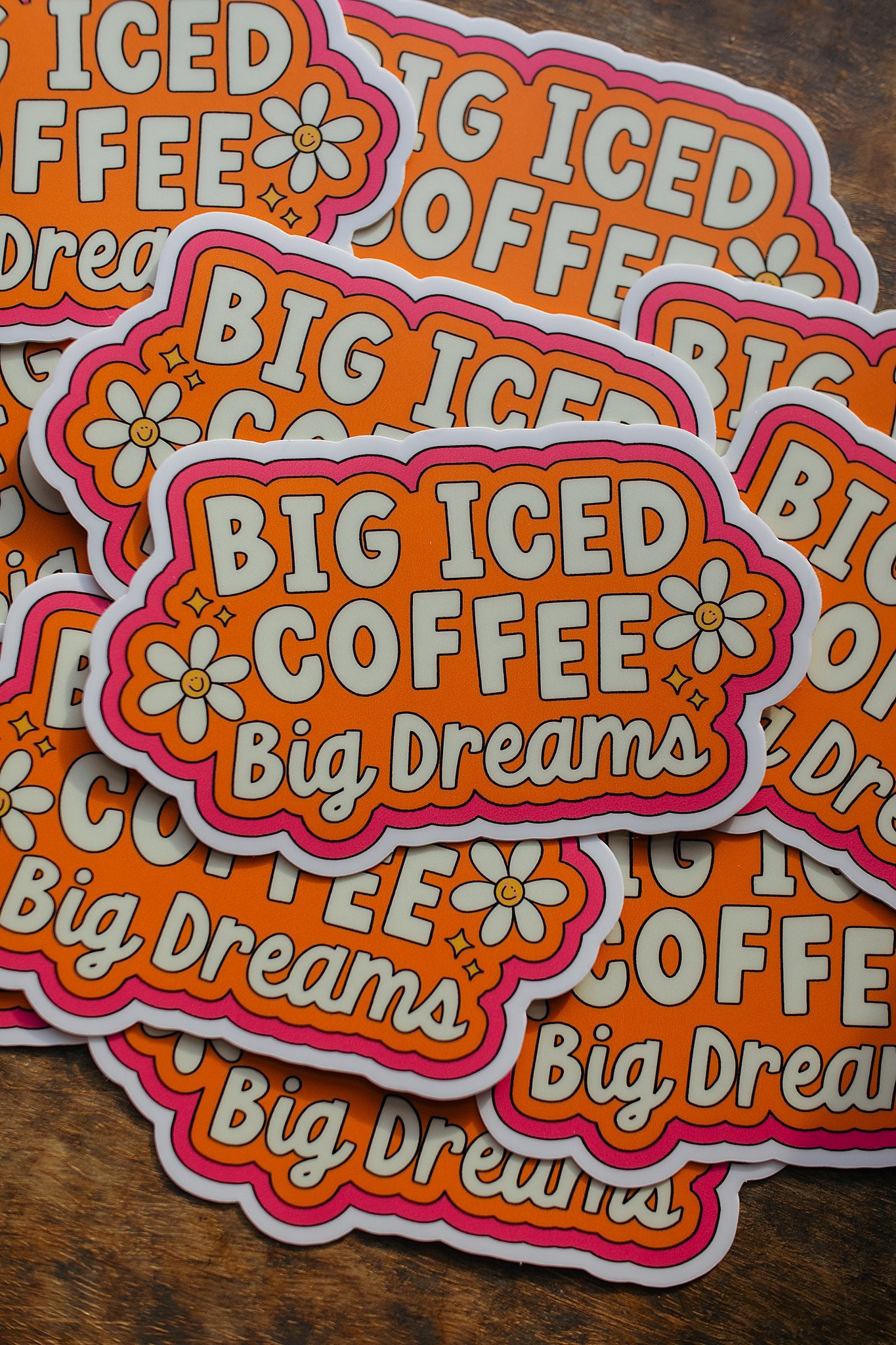 Big Coffee Vinyl Sticker