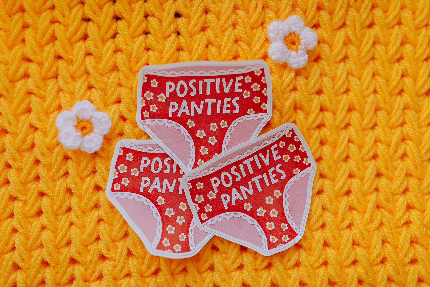 Positive Panties Vinyl Sticker