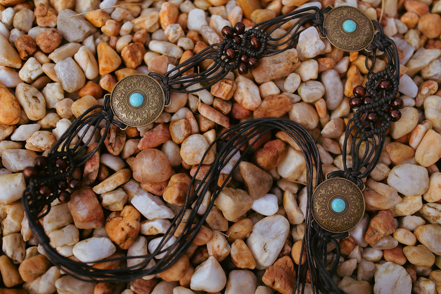 Medallion Macrame Belt