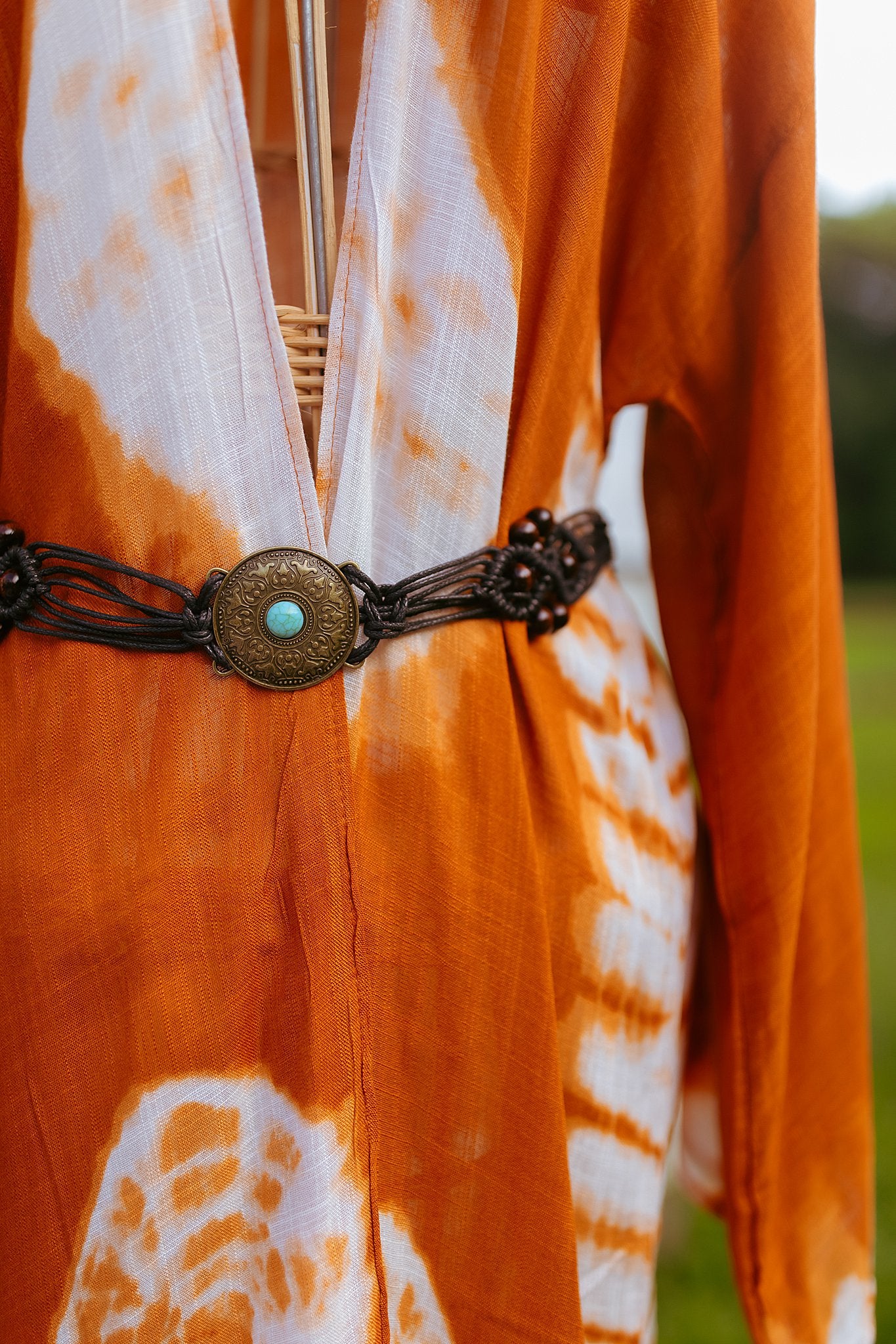 Medallion Macrame Belt