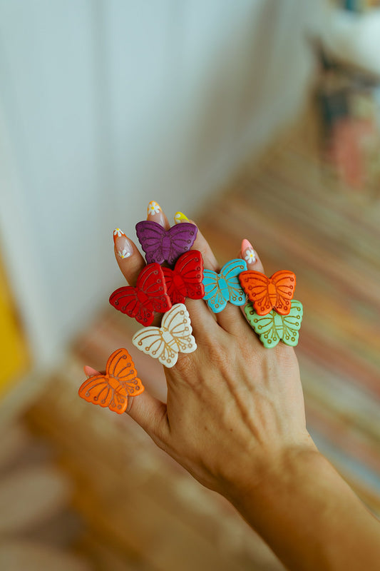 Butterfly Adjustable Ring (Random!)
