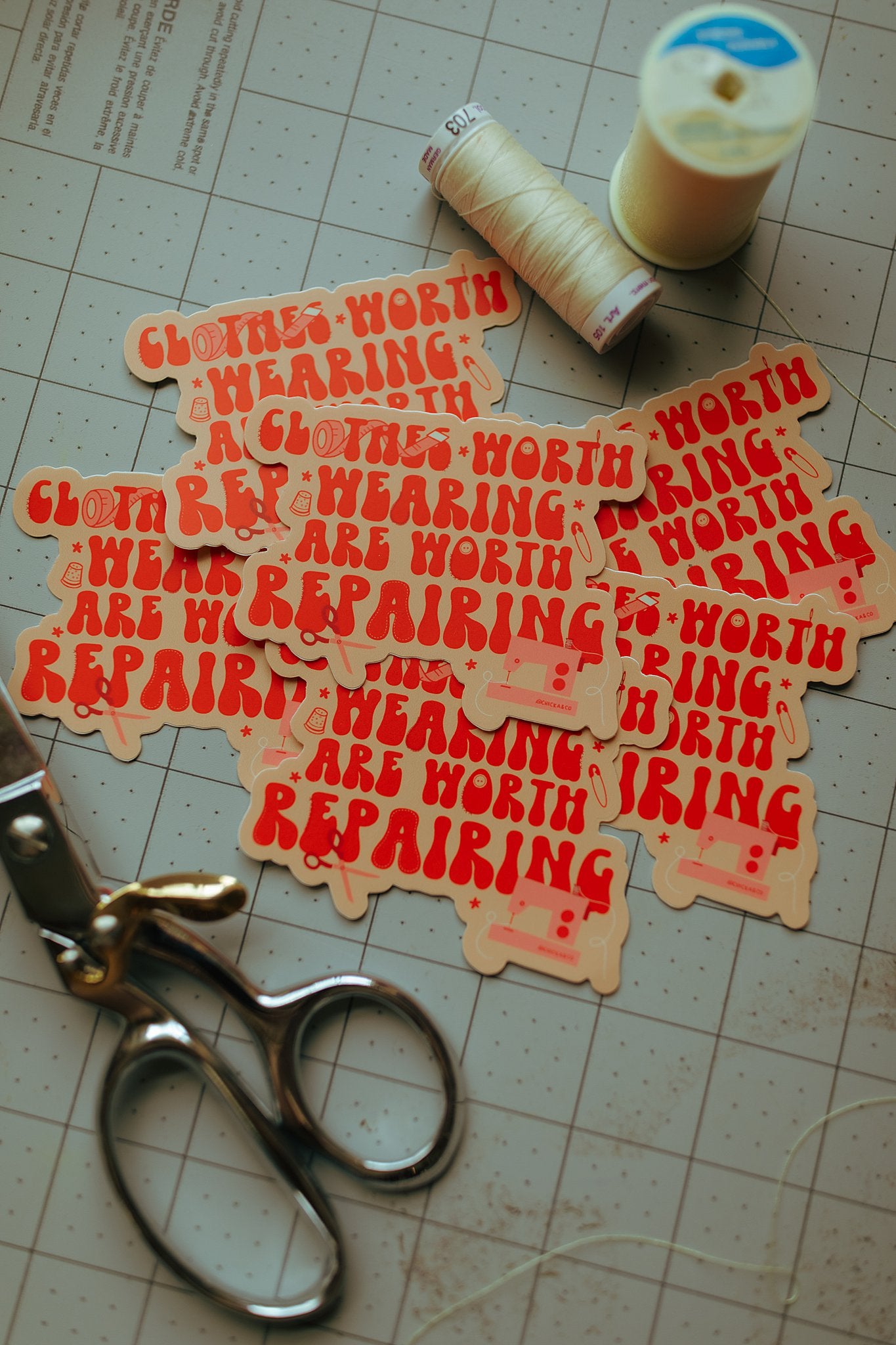 Worth Repairing Vinyl Sticker
