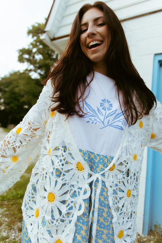 Lazy Daisy Cardigan | One Size