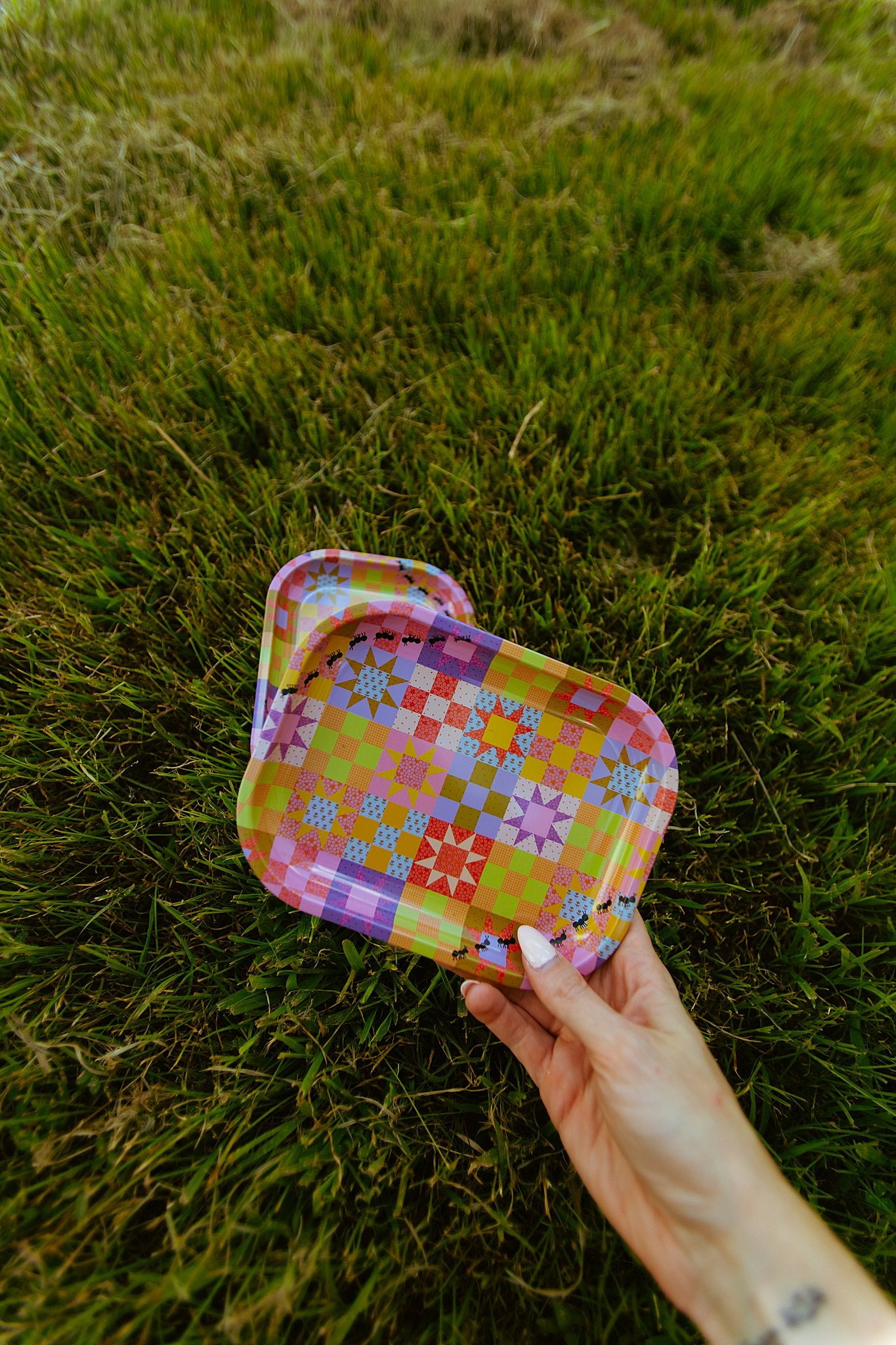 Patchwork Quilt Tray