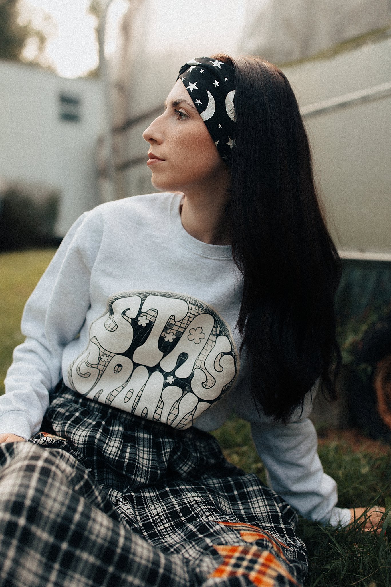 Moon & Star Twist Headband