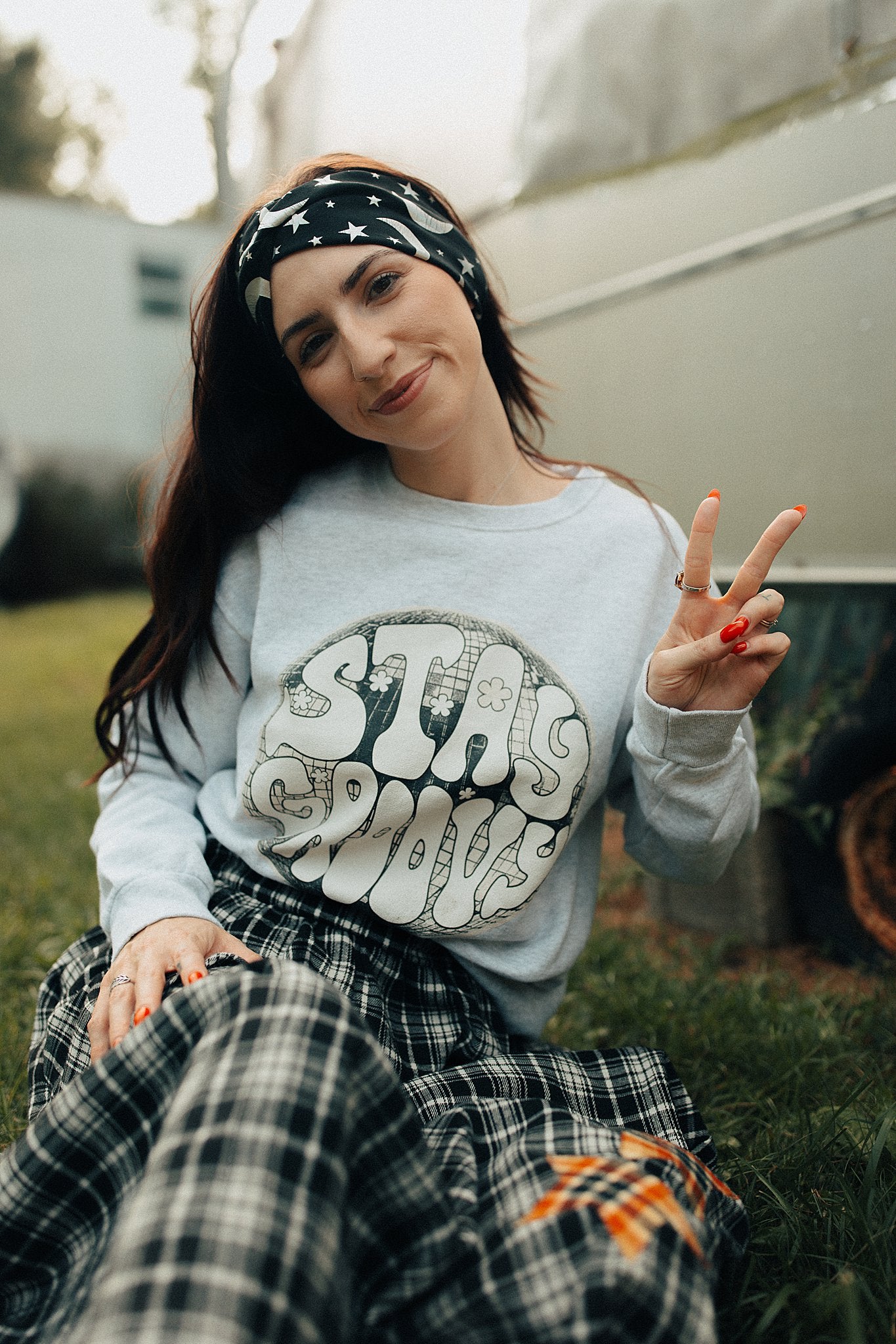 Moon & Star Twist Headband