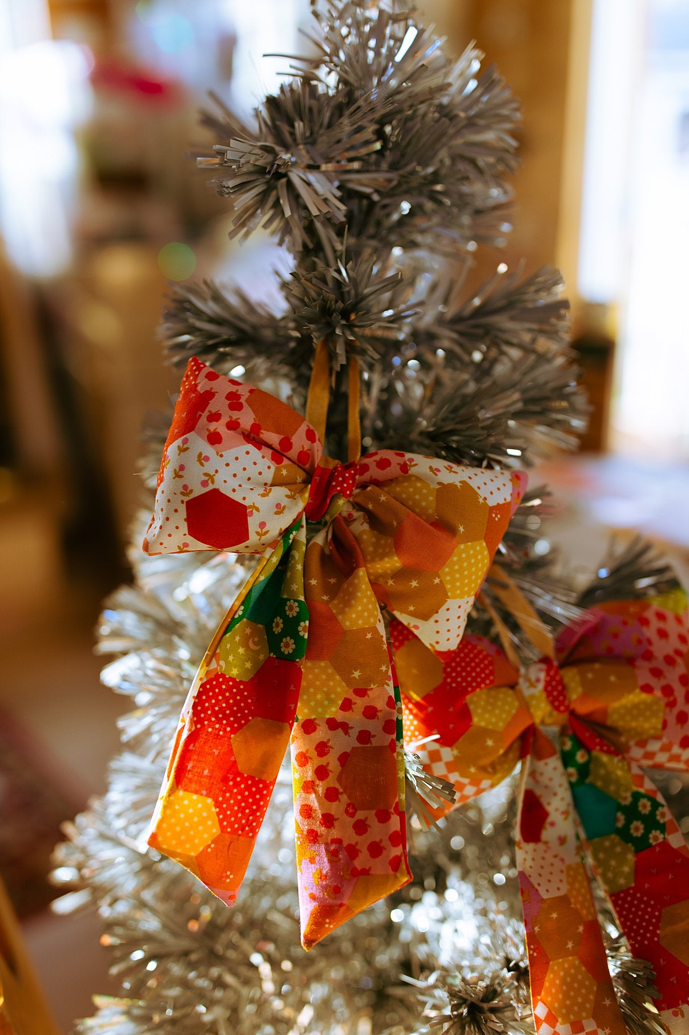 Puff Bow Ornament Patchwork