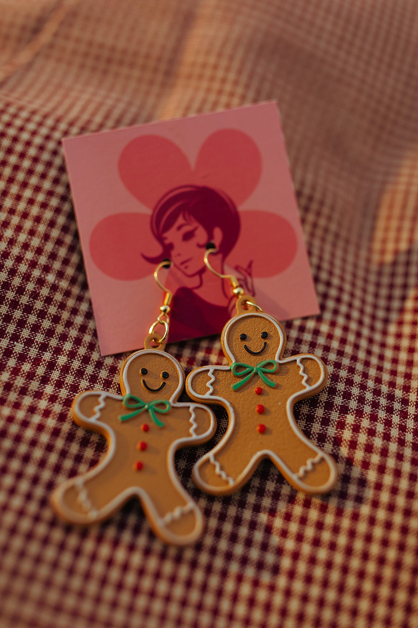 Gingerbread Cookie Earrings