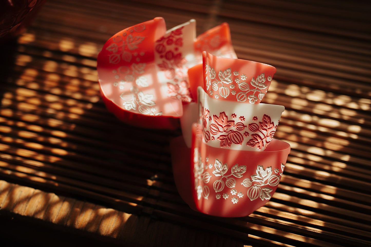 Pink Retro Bowls Hair Claw