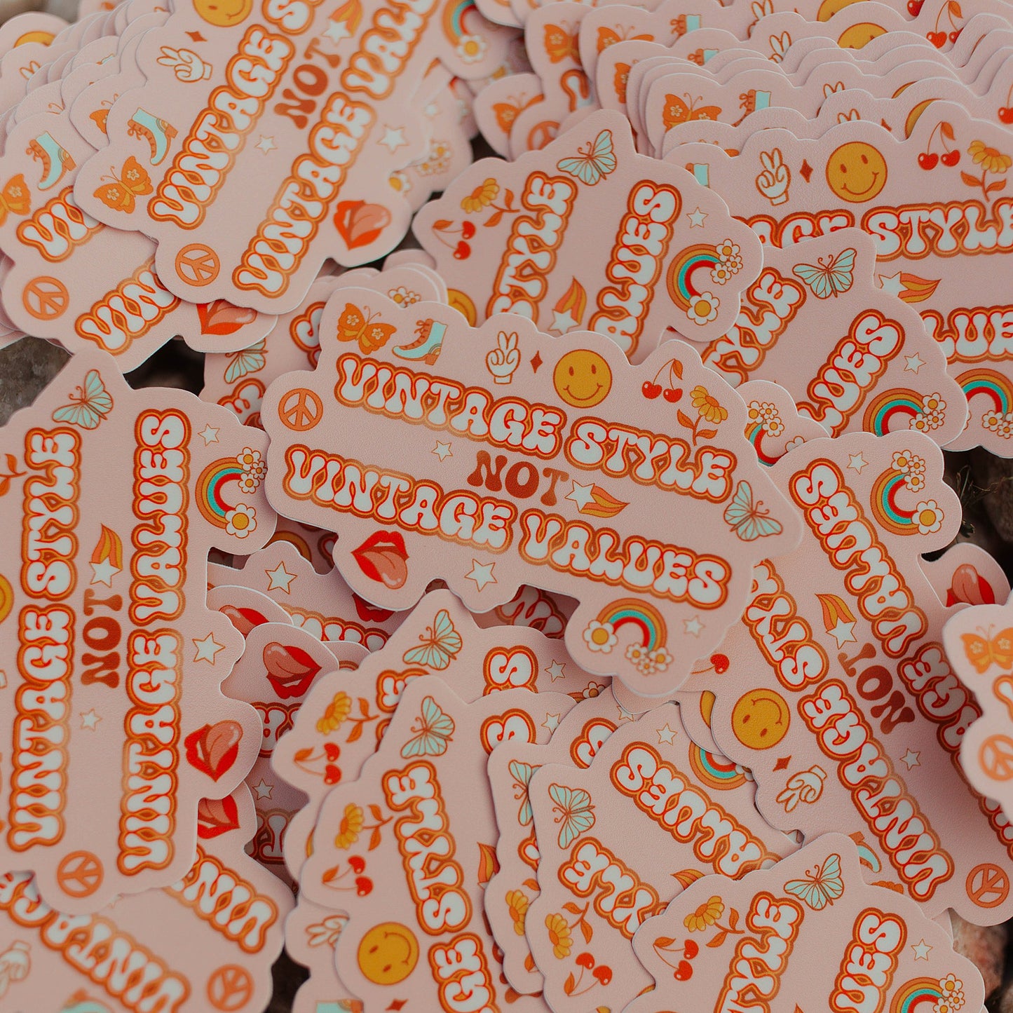 Vintage Style Sticker