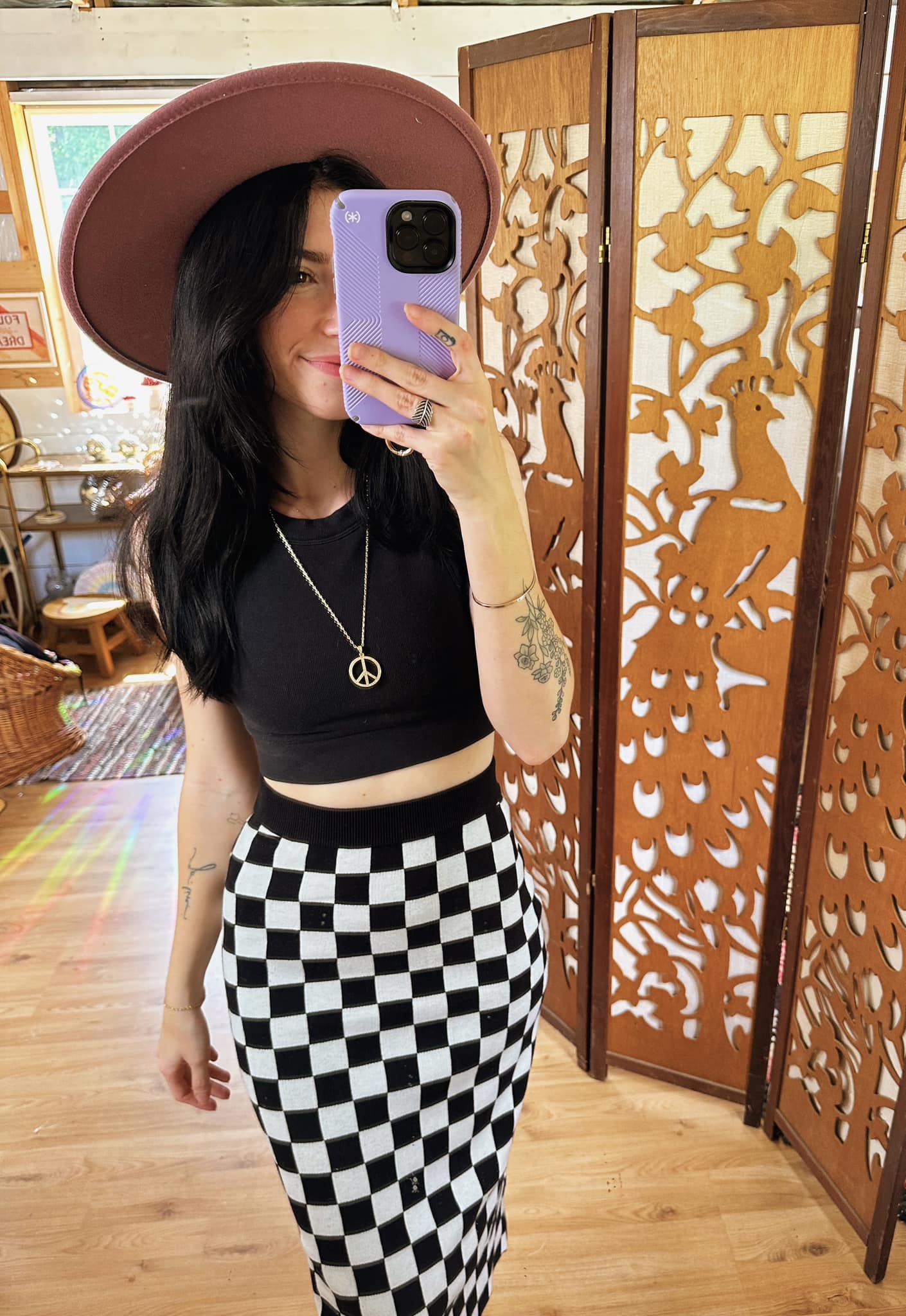 Queen's Gambit Maxi Skirt