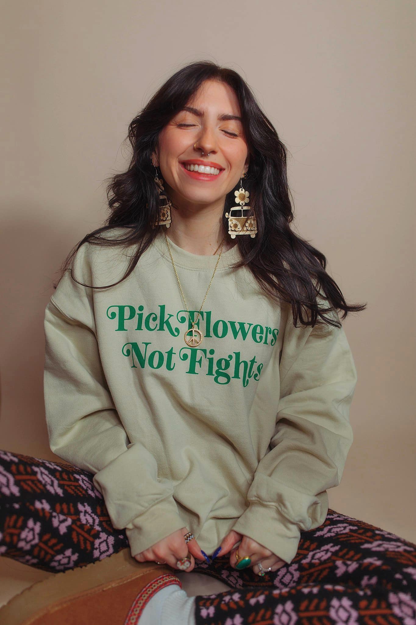 Chicka Van Wood Earrings