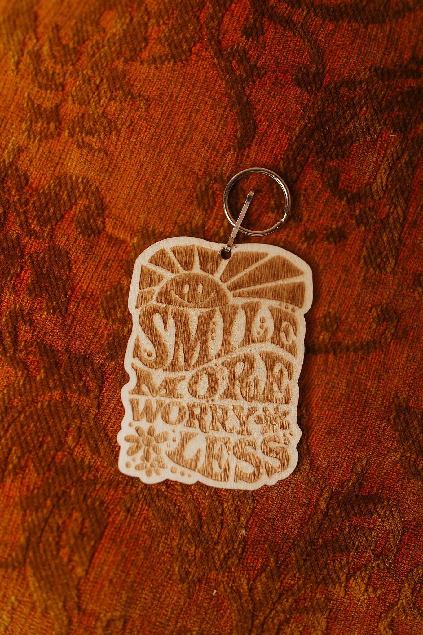 Smile More Keychain
