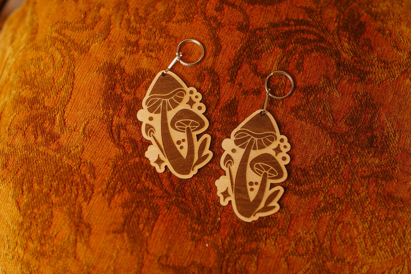 Mushroom Keychain
